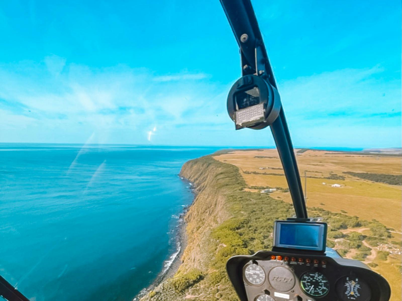 South Australian Helicopters above the Fleurieu Coast