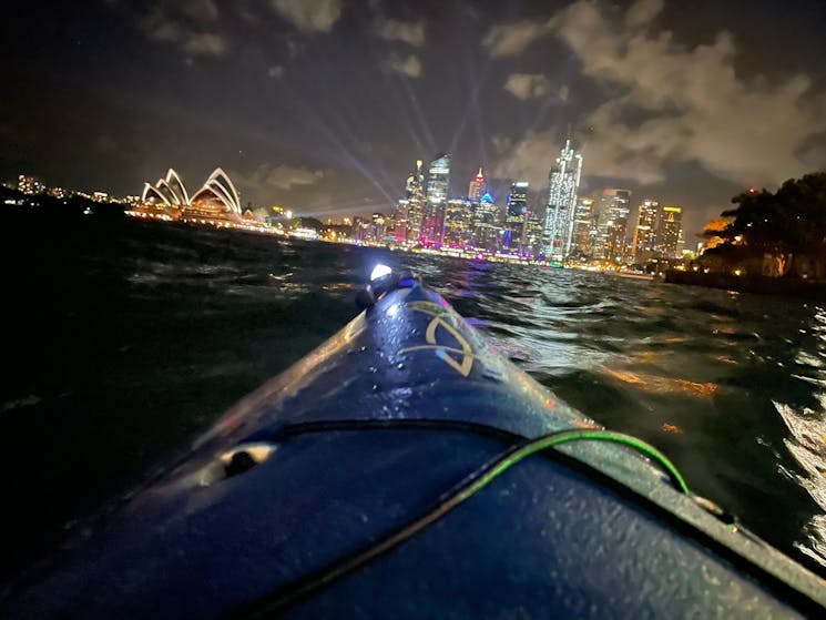 dazzling Sydney by the night city lights