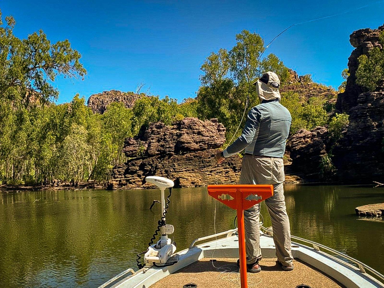 East Alligator barramundi fishing, Kakadu National Park, Cahills Crossing