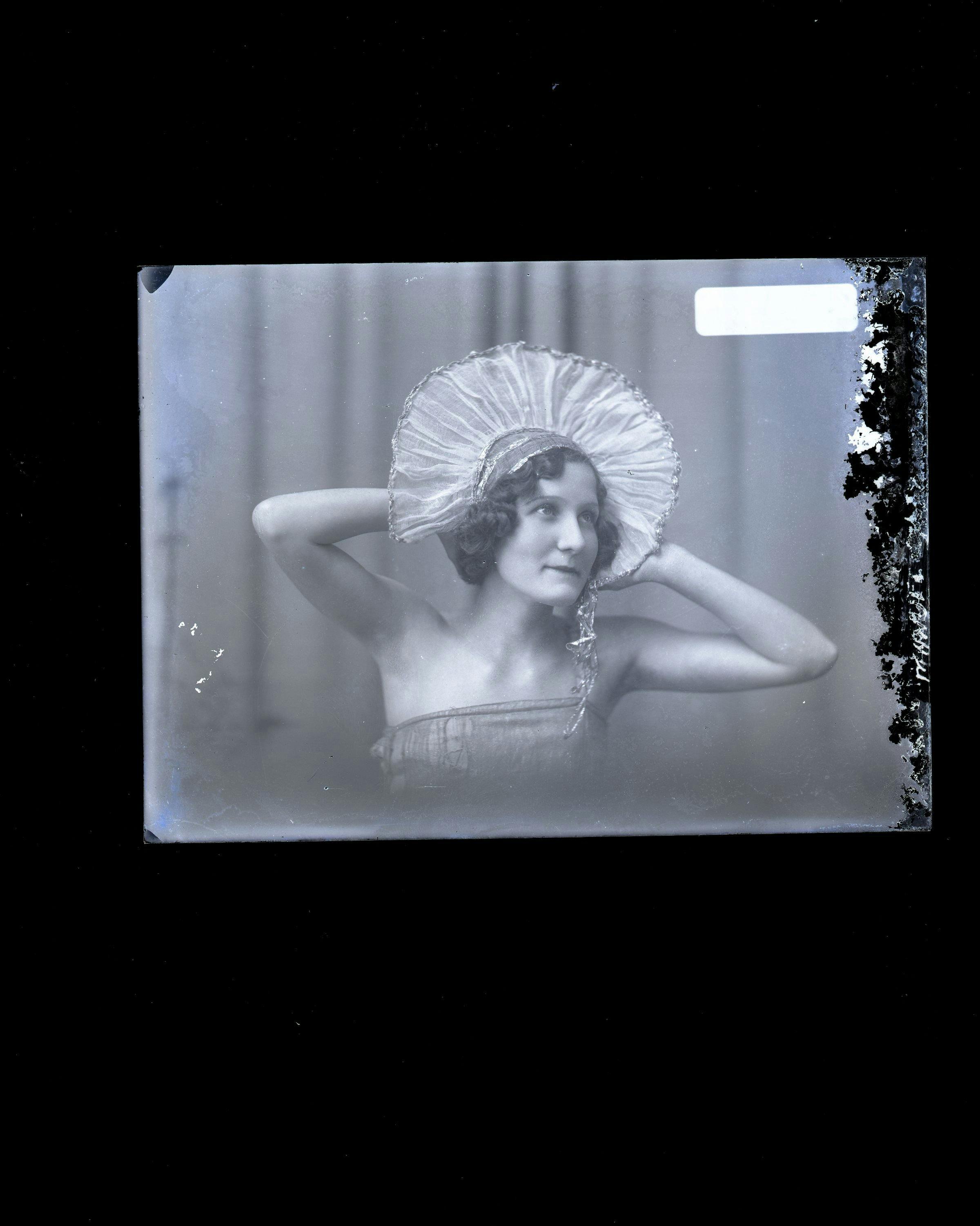 Studio portrait of a woman in costume. Bond Studio Collection BS00324A