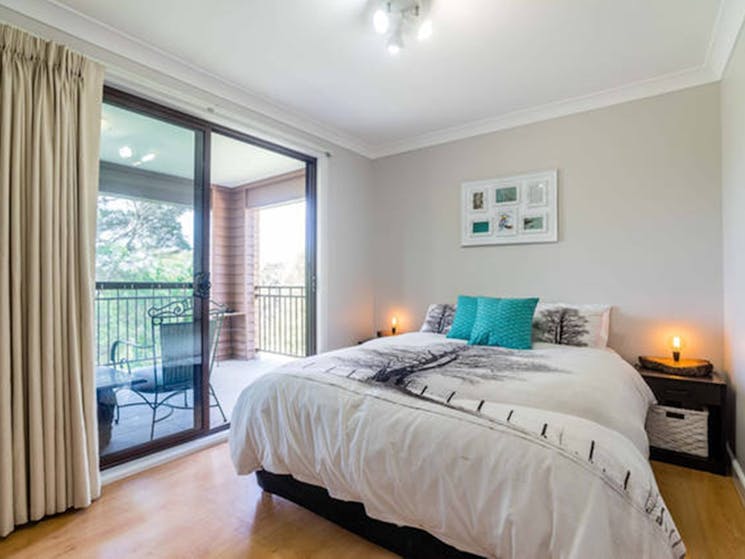 Queen Bedroom leading to verandah