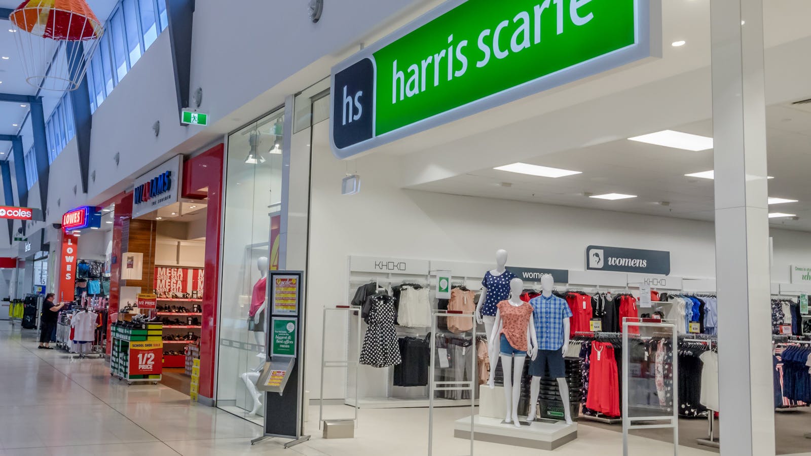 harris scarfe mall