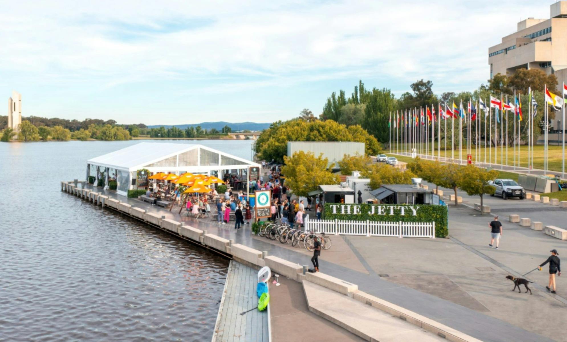 The Jetty beside Lake Burley Griffin in Canberra