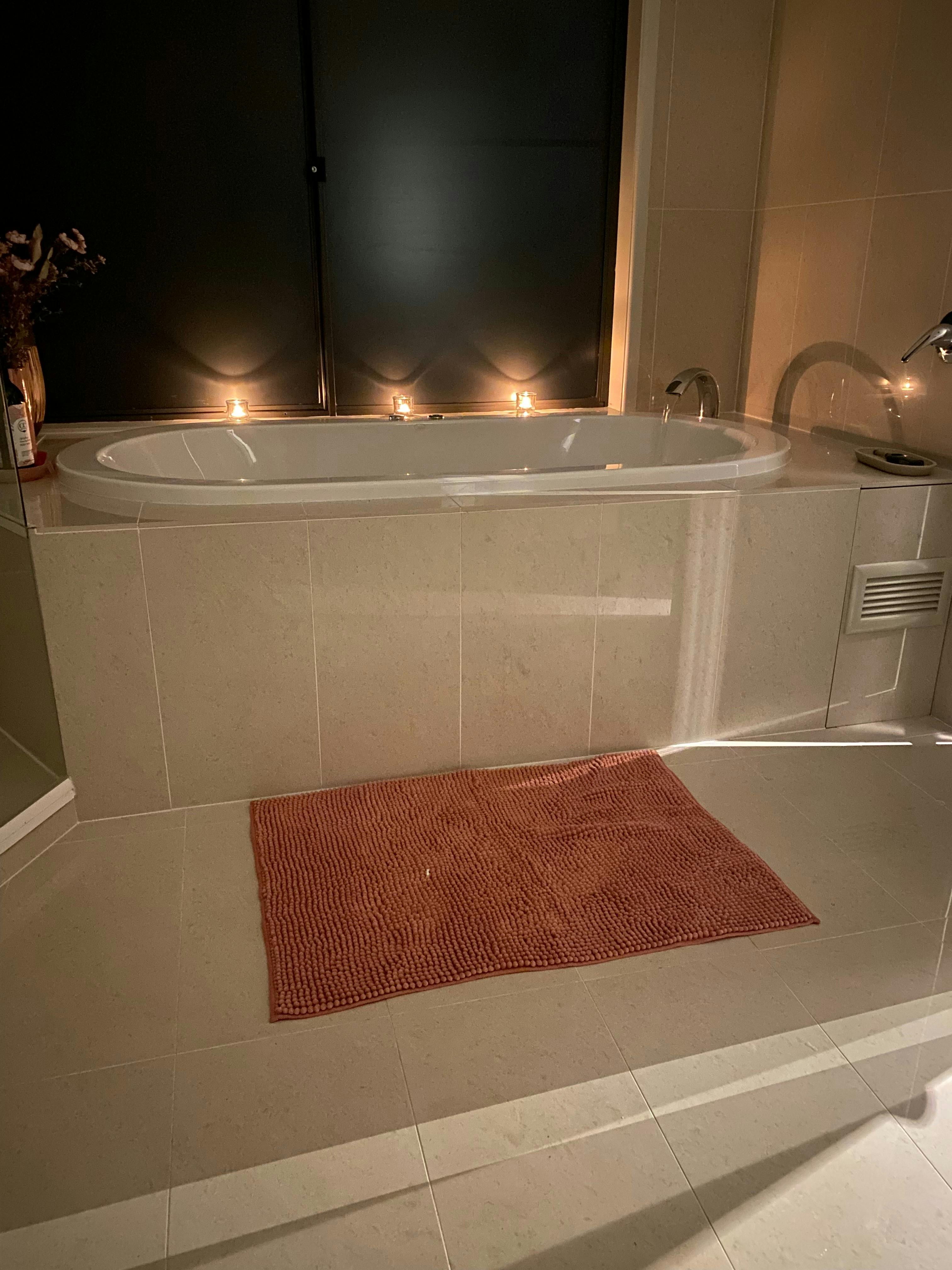 Private Spa Bath with Complimentary candles