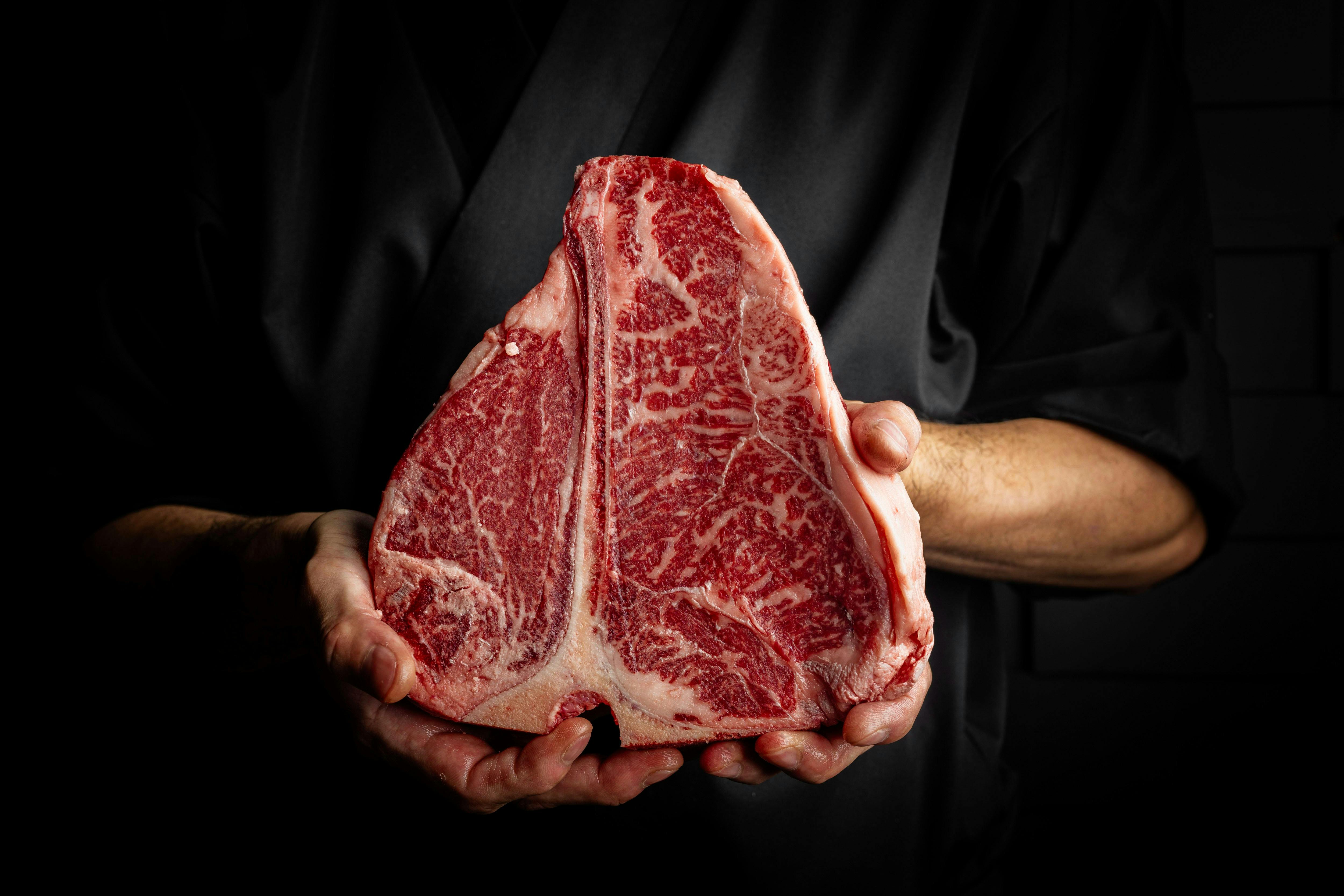 신선한 농산물 스테이크