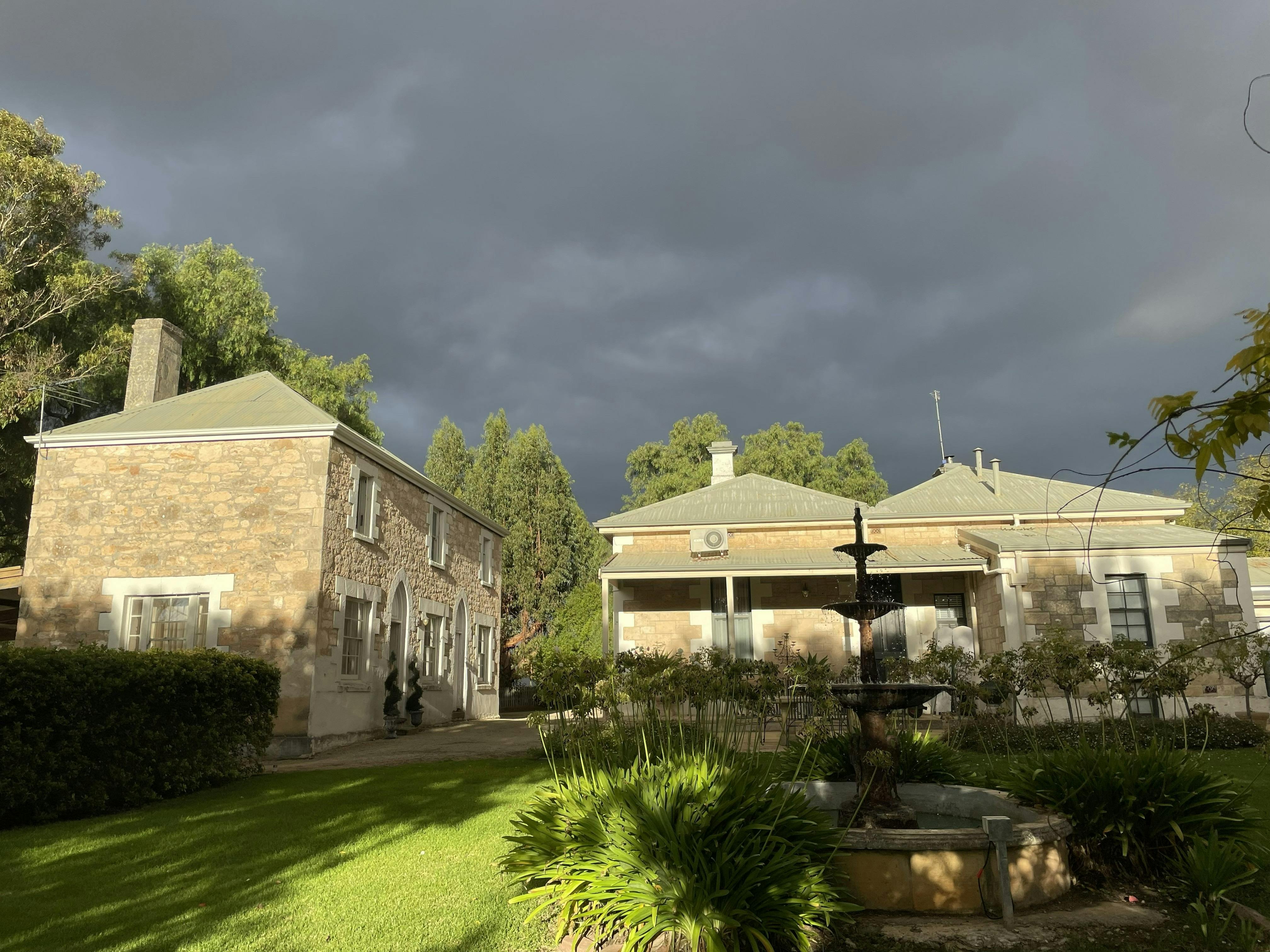 Stormy skies over Grain Store 2025