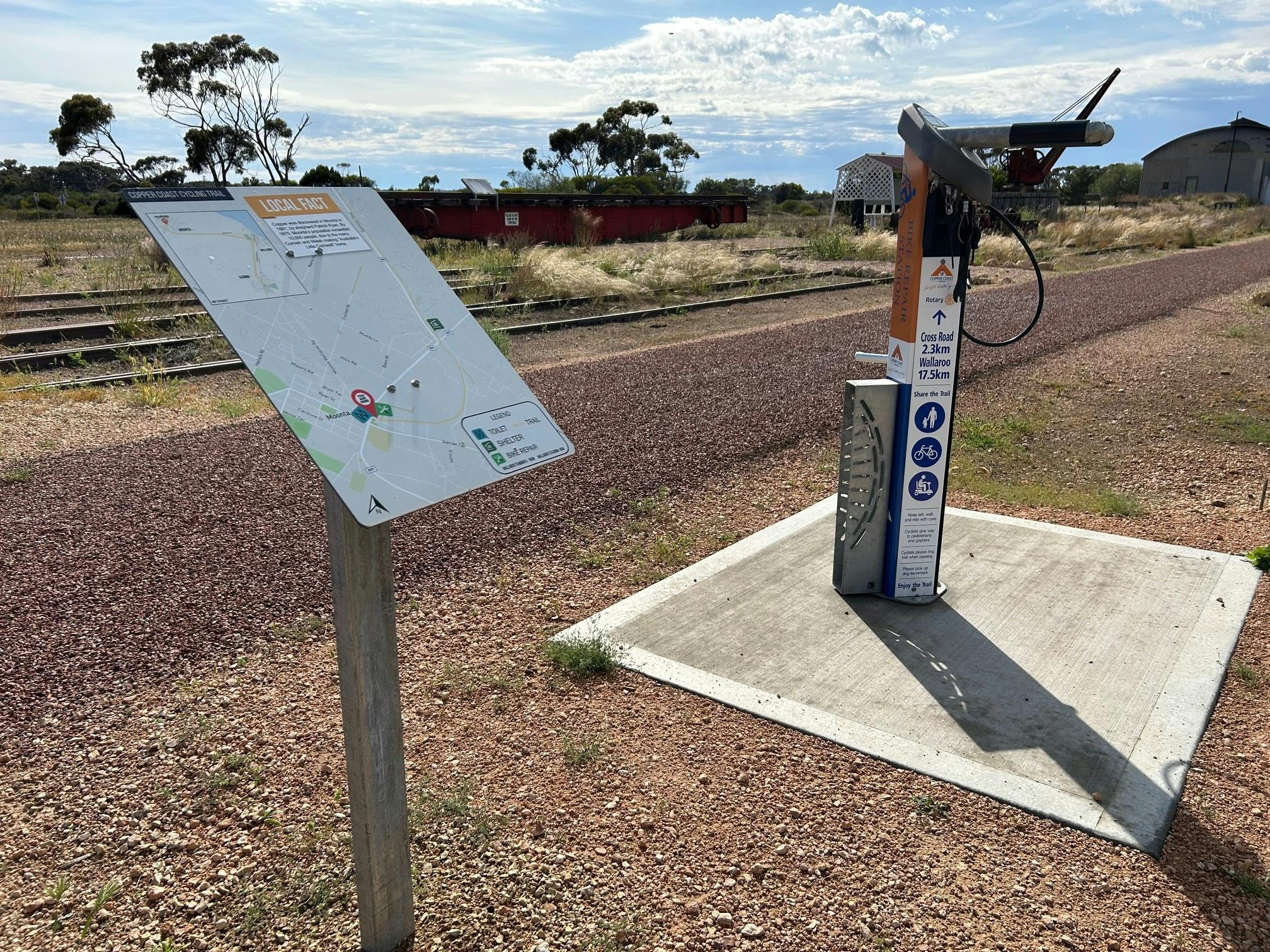 Copper Rail Trail, walking and cycling trails