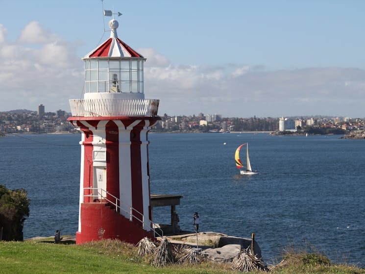 View across the harbour towards North Head Sydney Harbour National Park