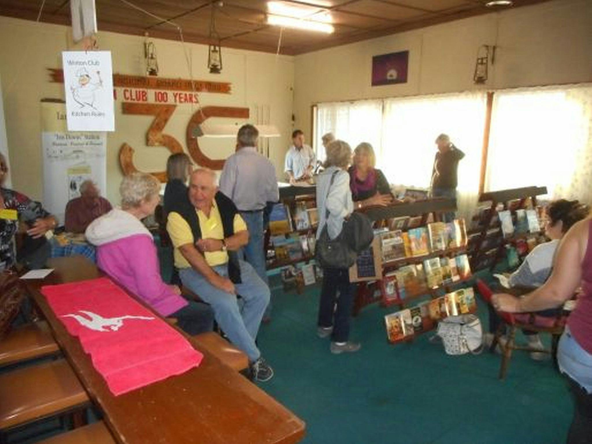 Outback books on display Outback books on display