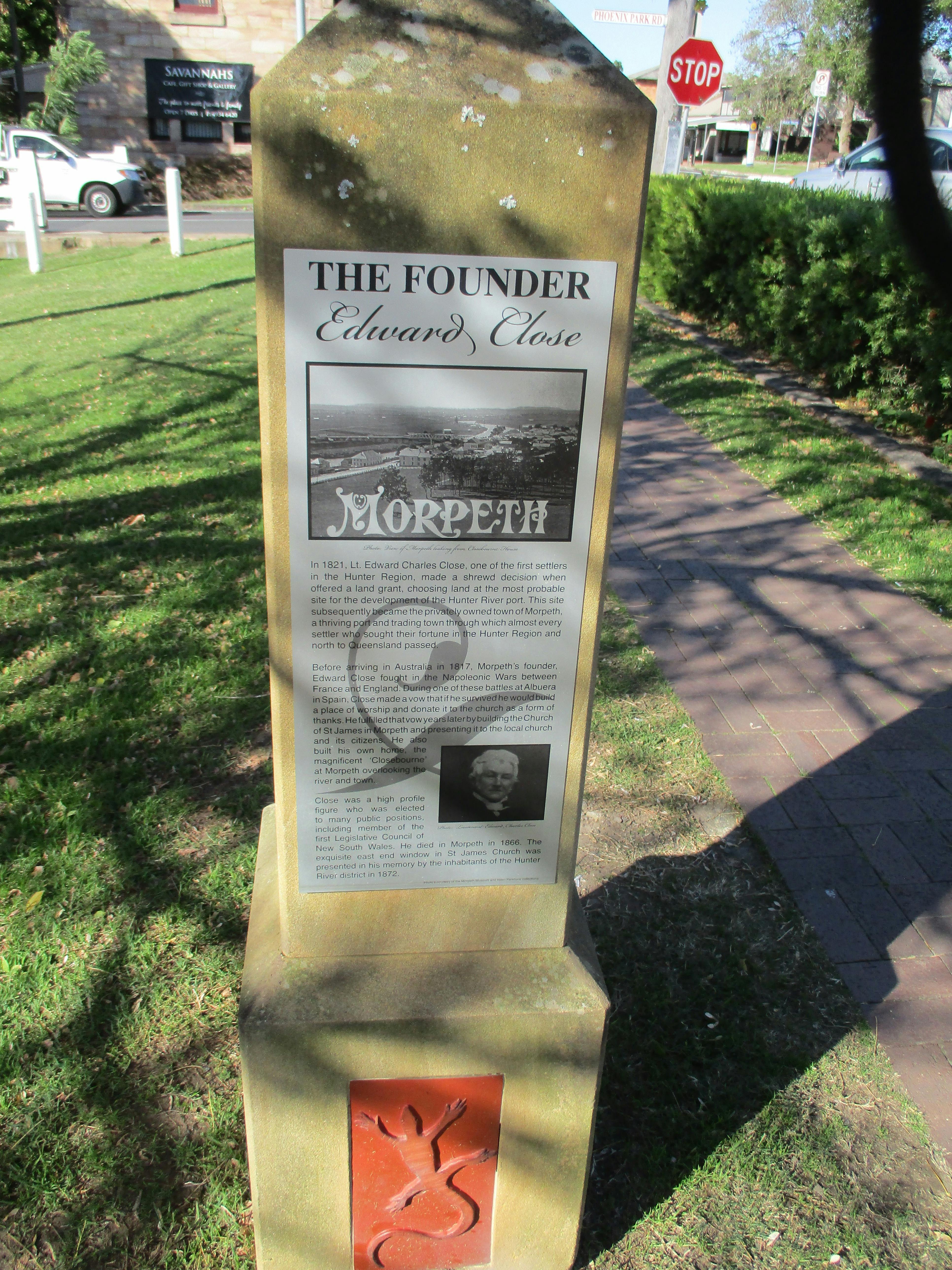 Founder of Morpeth in 1821