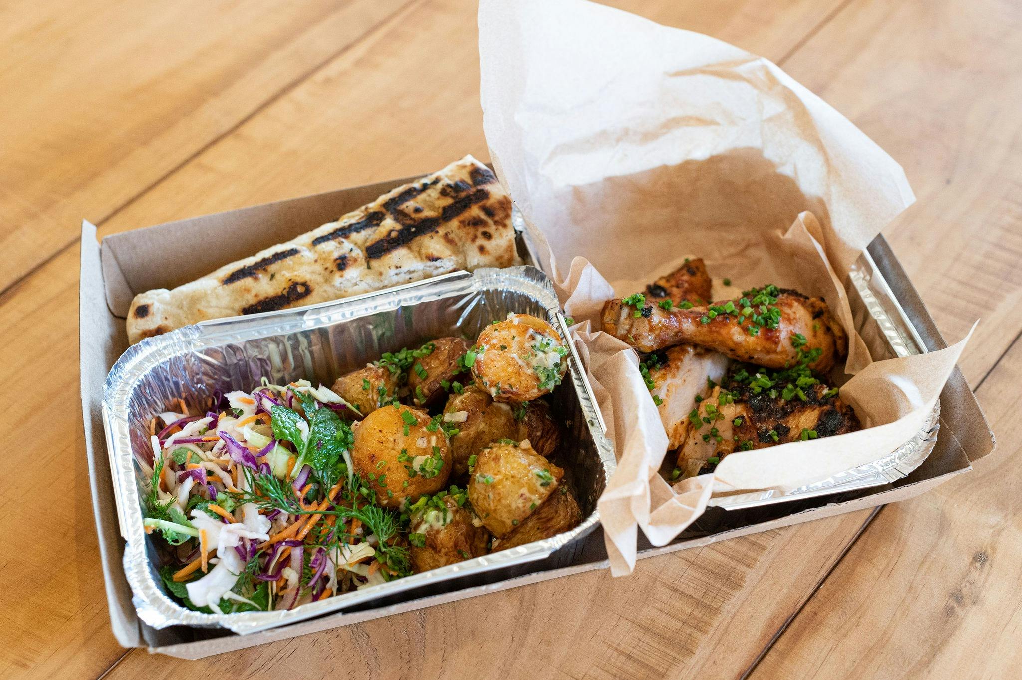 Available for dine in or takeaway.