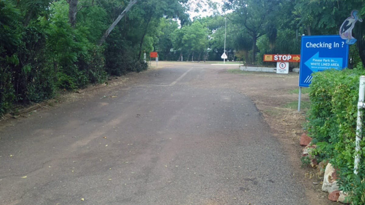 Normanton Tourist Park Entrance