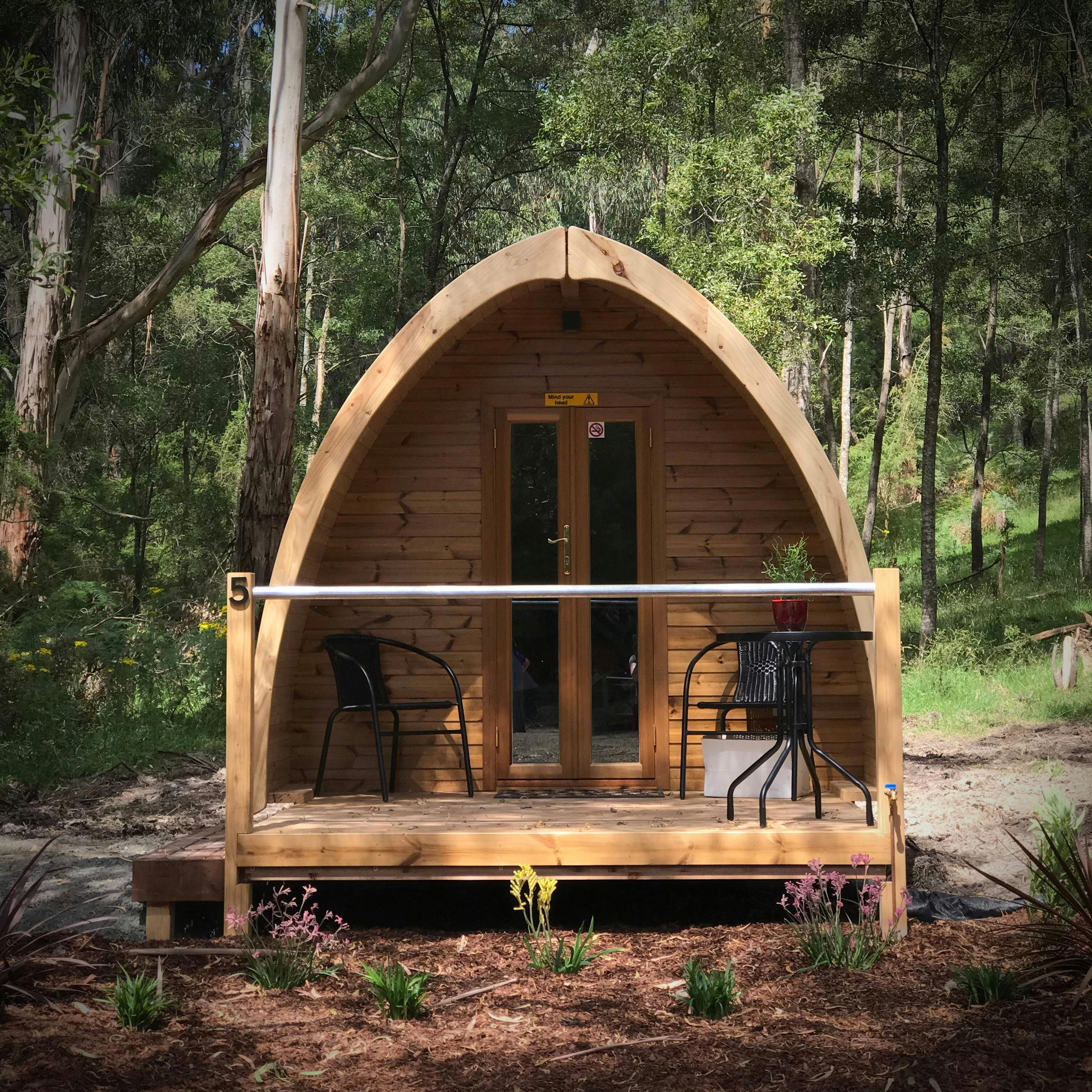 Glamping Pod Outside