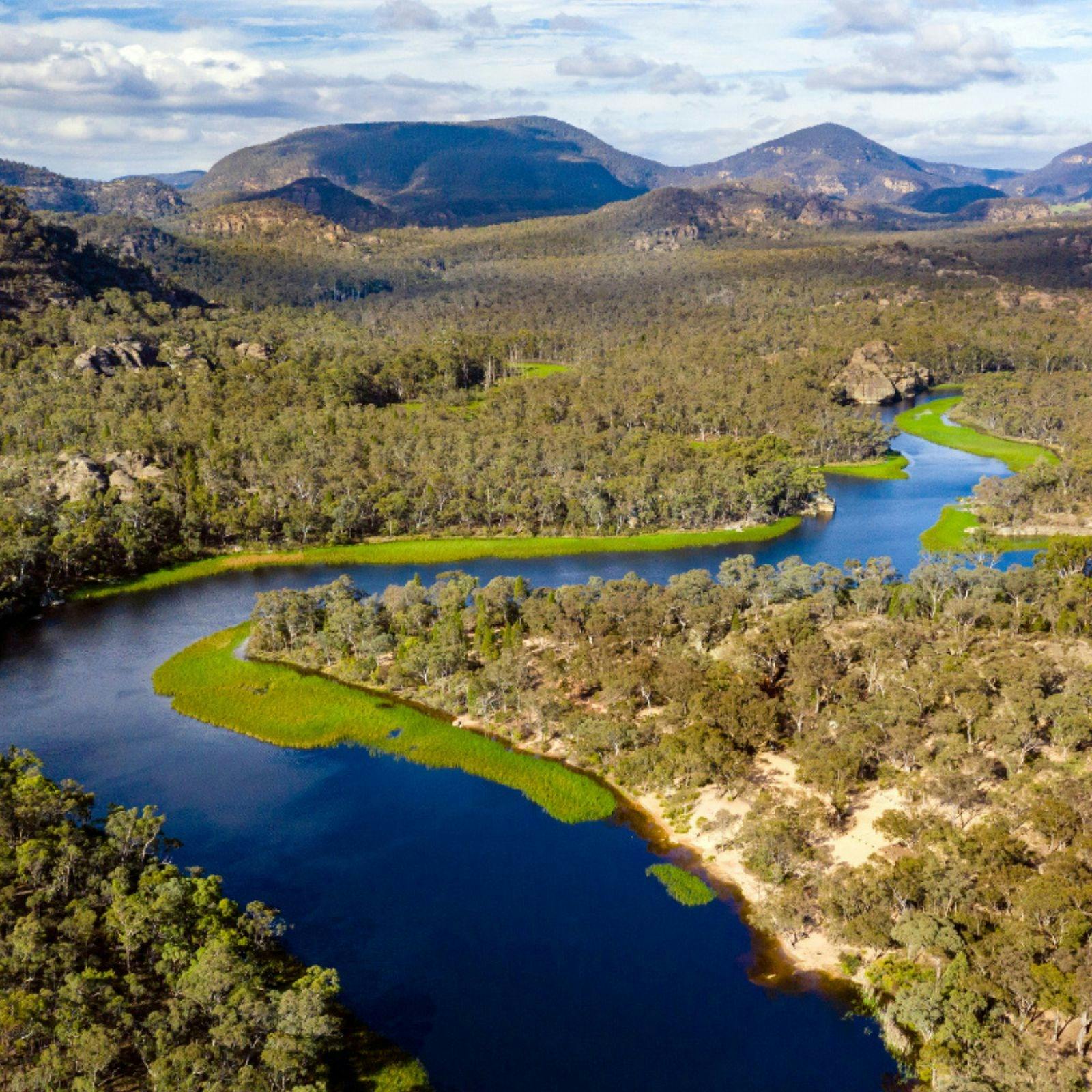 River rolling through Wollemi National Park