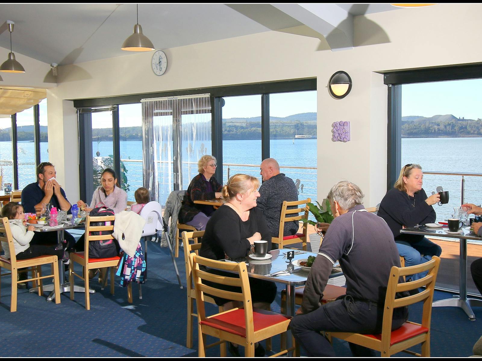 Dining at The Cormorant - Cafe on the Pier