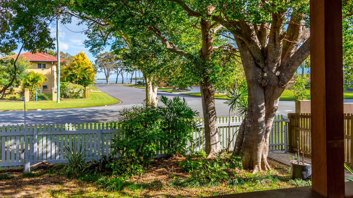 Water views from front yard