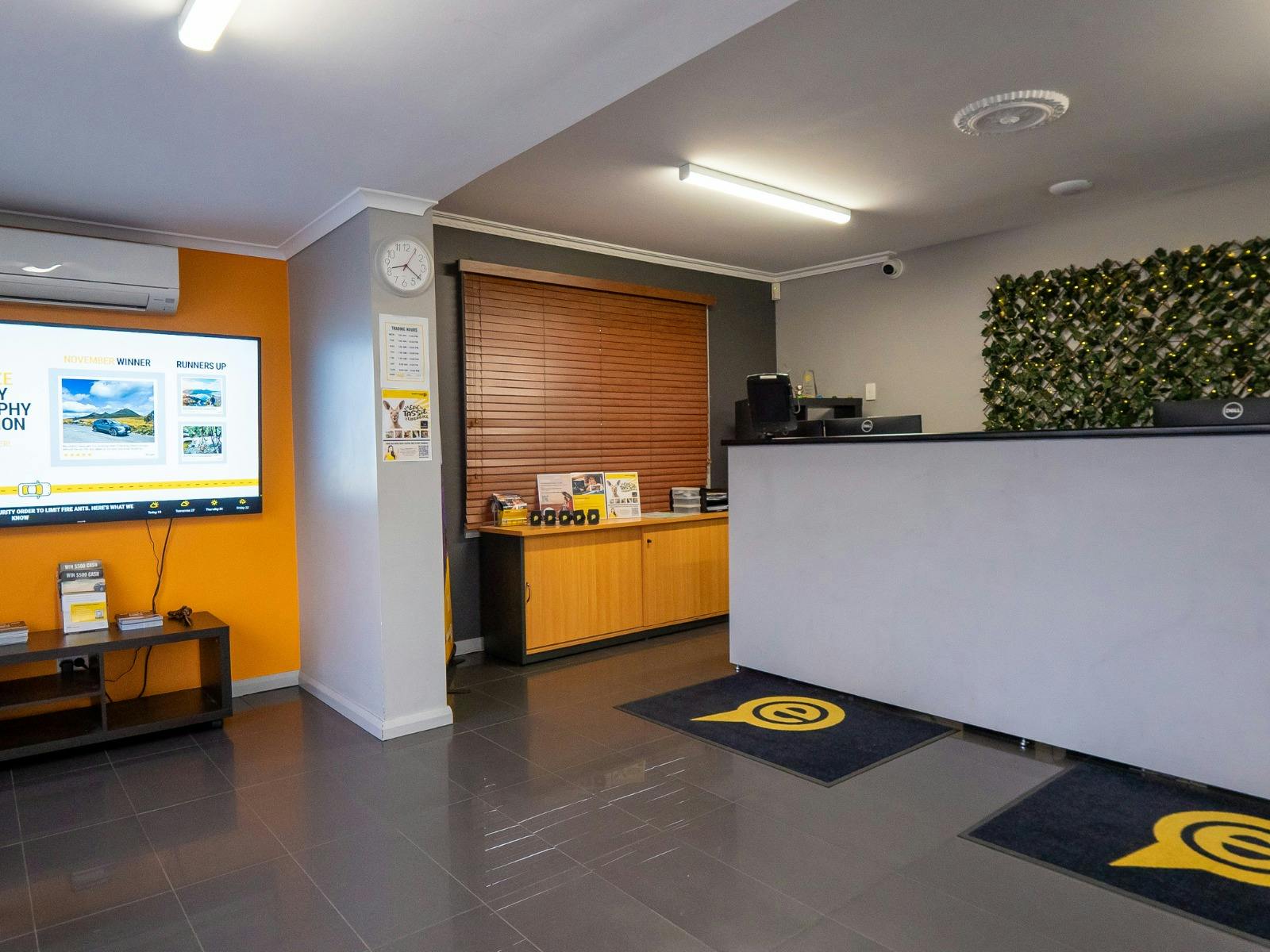 Interior of Launceston Airport branch