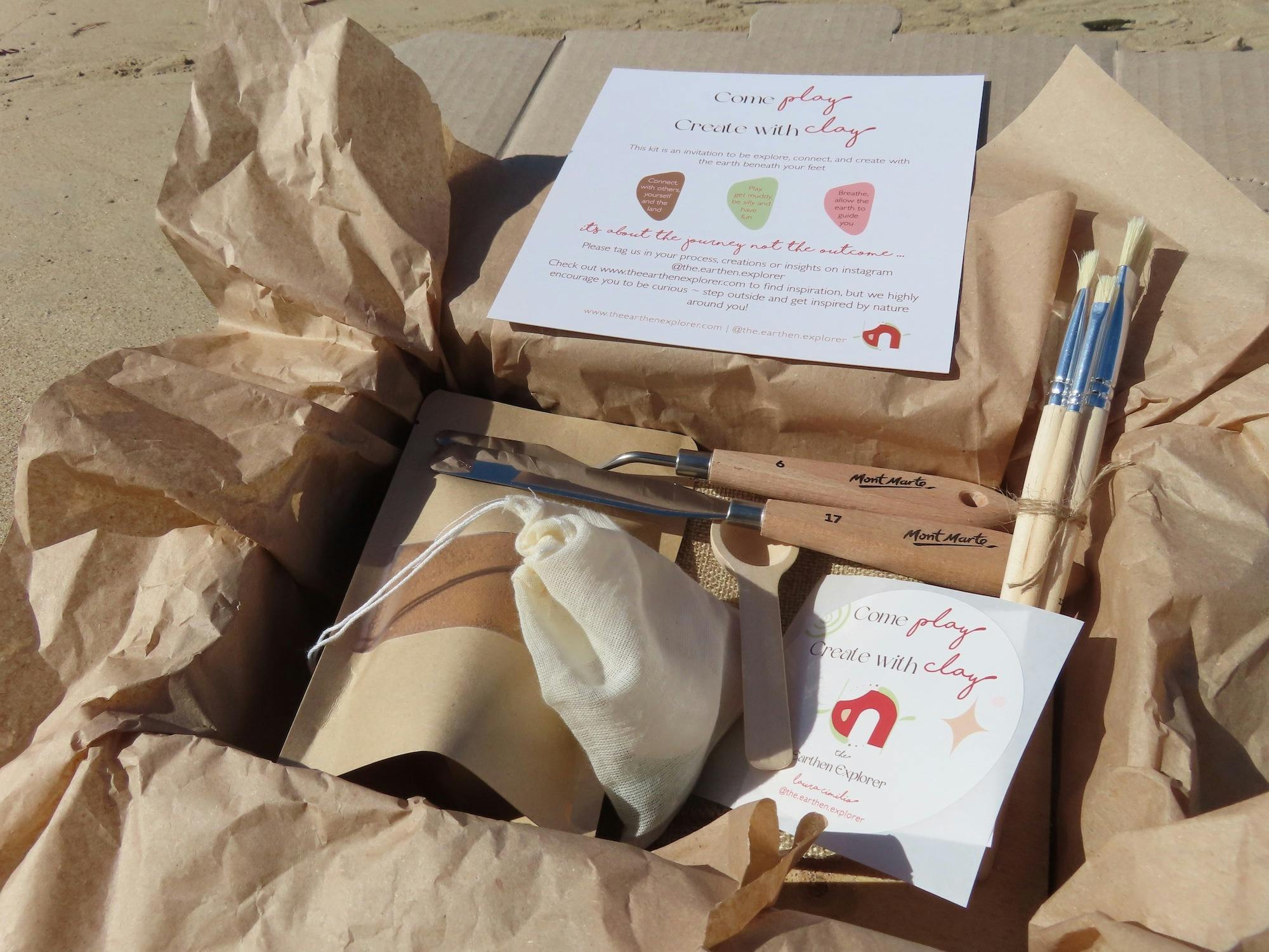 The Earthen Explorer Kit to take home with you!