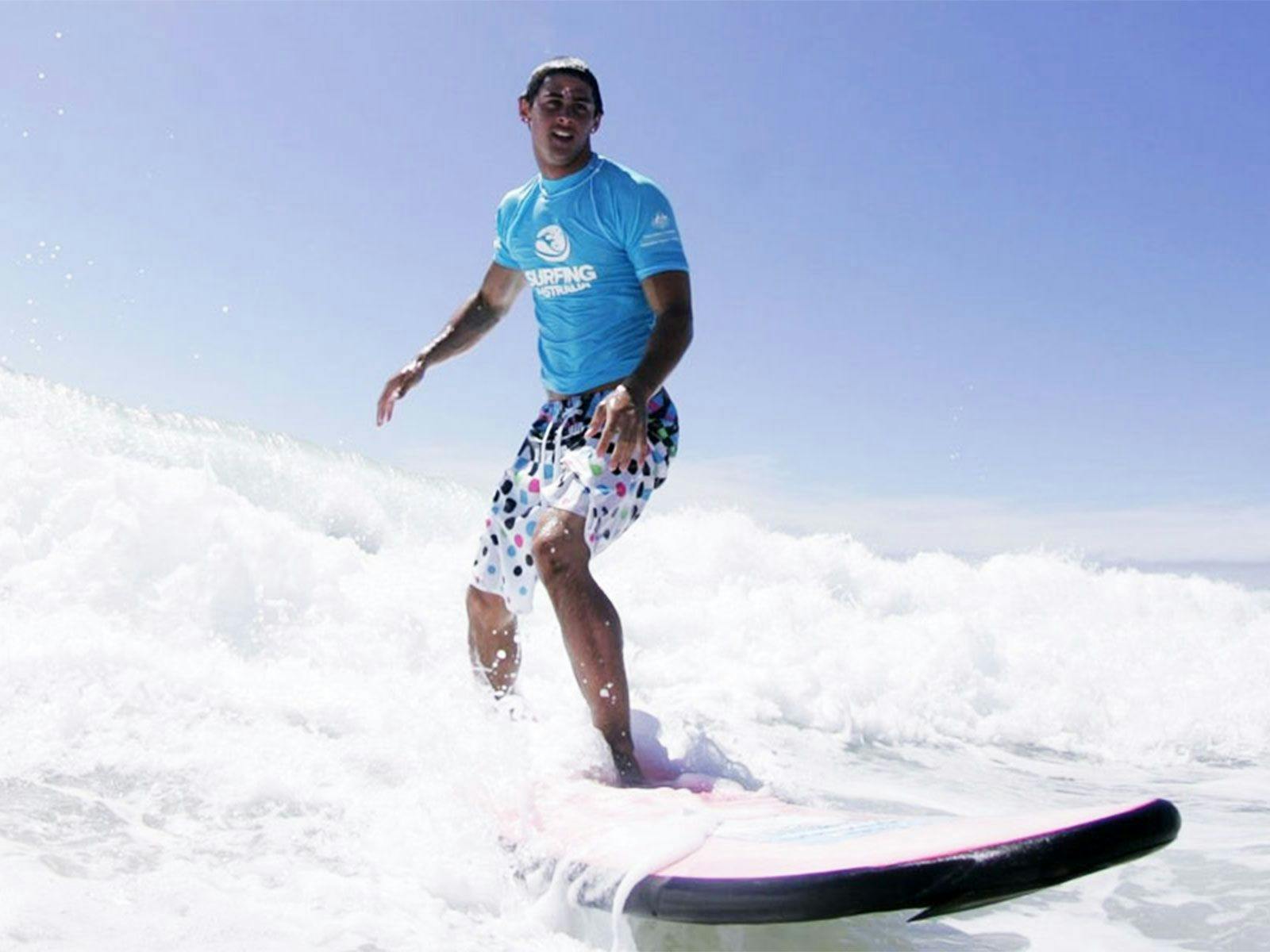 Private surf lessions at the iconic Currumbin Alley