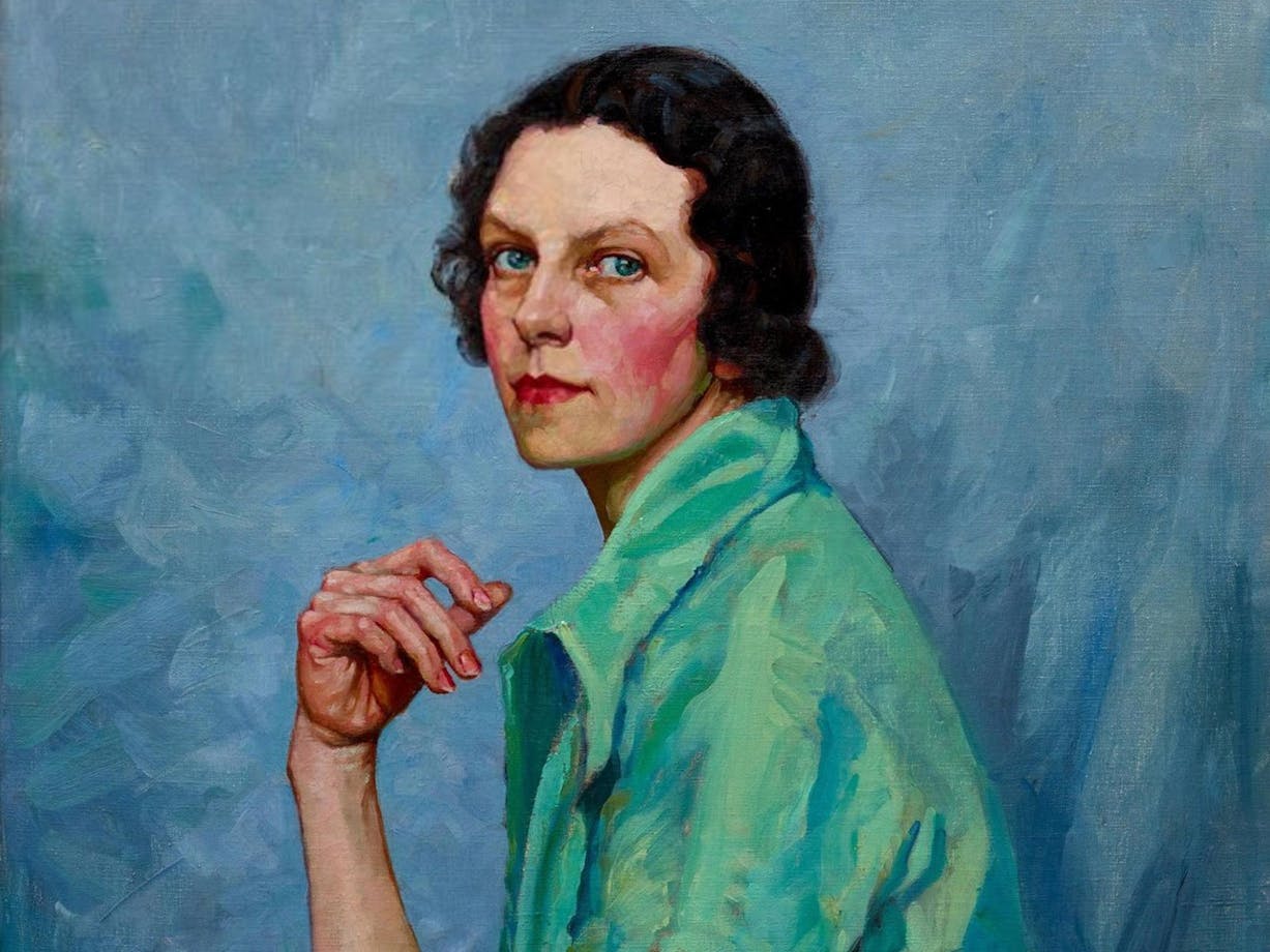 Tempe Manning Self-portrait (detail) 1939