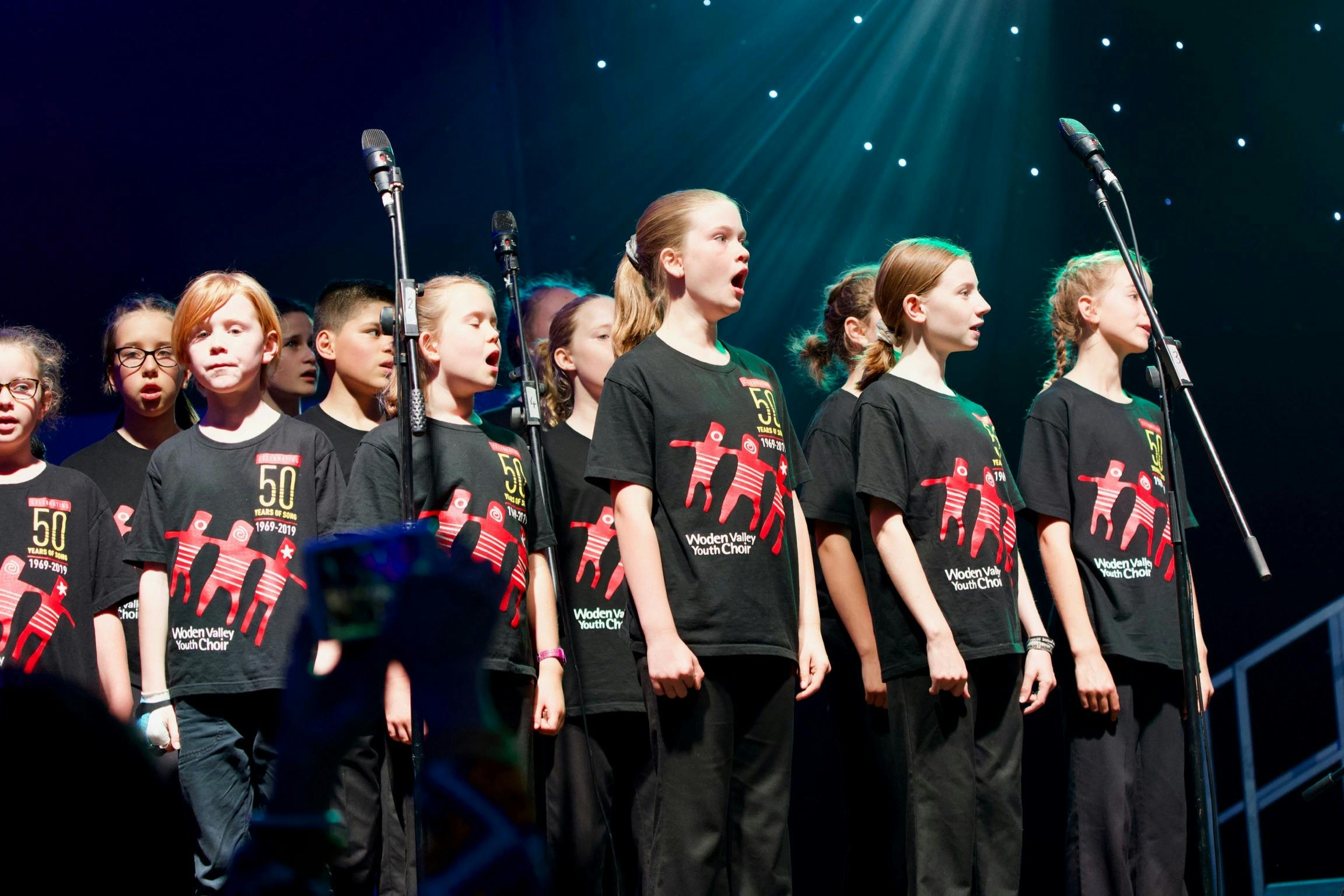 Junior choristers at Carols By Candlelight