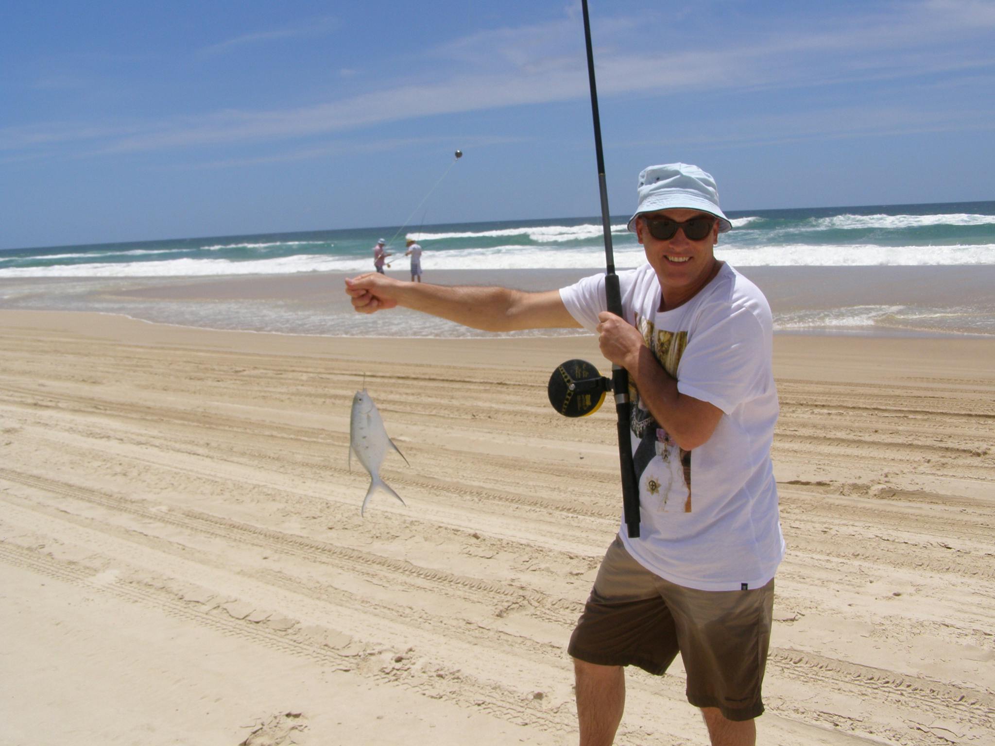 beach, fishing, dart beach, fishing, dart