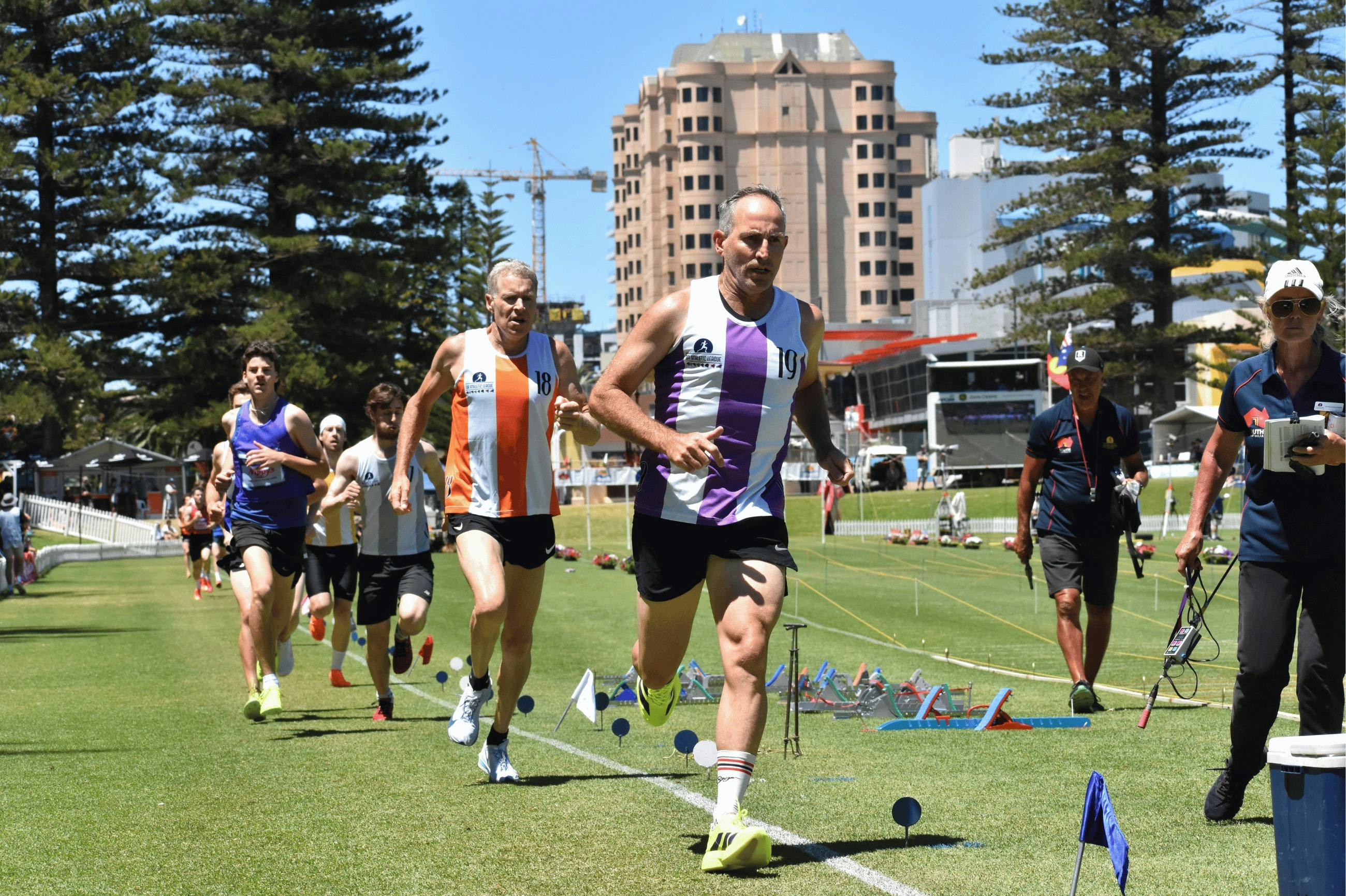 Athletes race on Colley Reserve