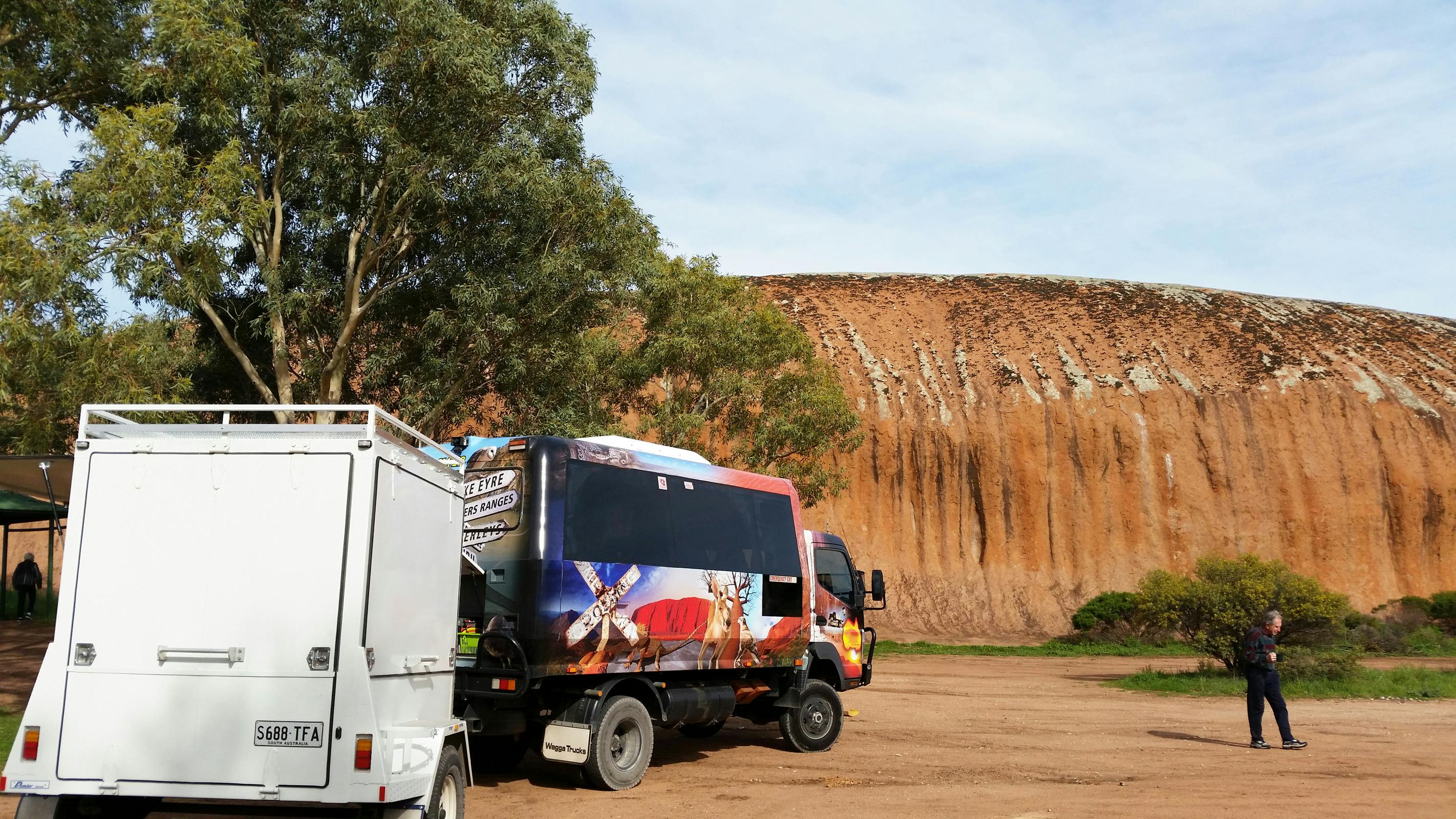 Enjoy a walk at Pildappa Rock located on the edge of the Gawler Ranges in South Australia.