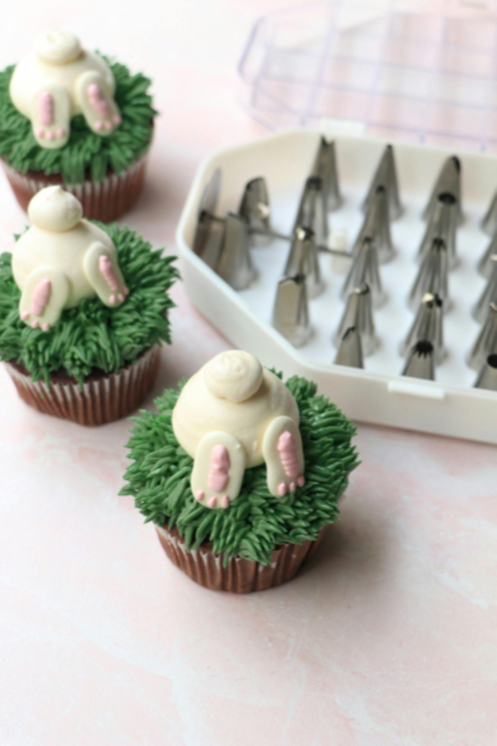 Kids Easter Bunny Cupcakes