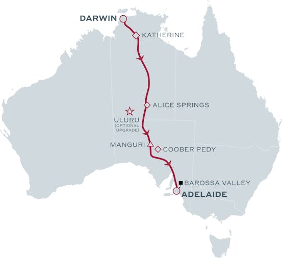 Taste of South Australia - The Ghan Expedition Holiday Package