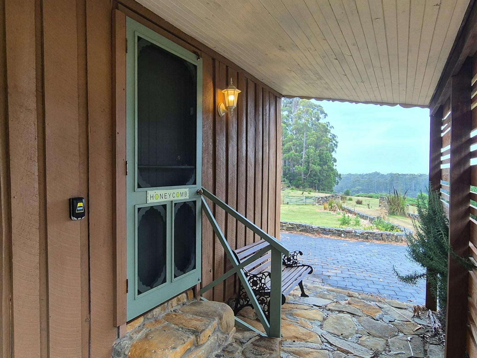 Outdoor entrance & views