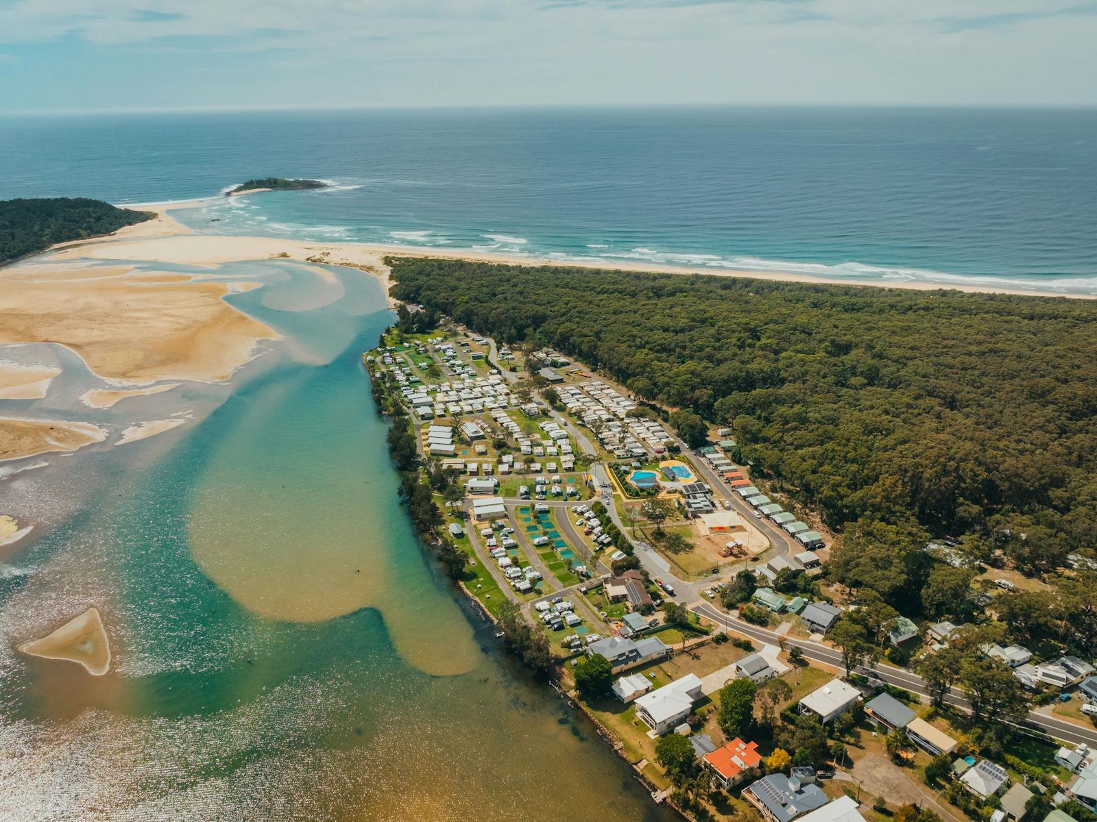 Holiday Haven Lake Conjola Aerial