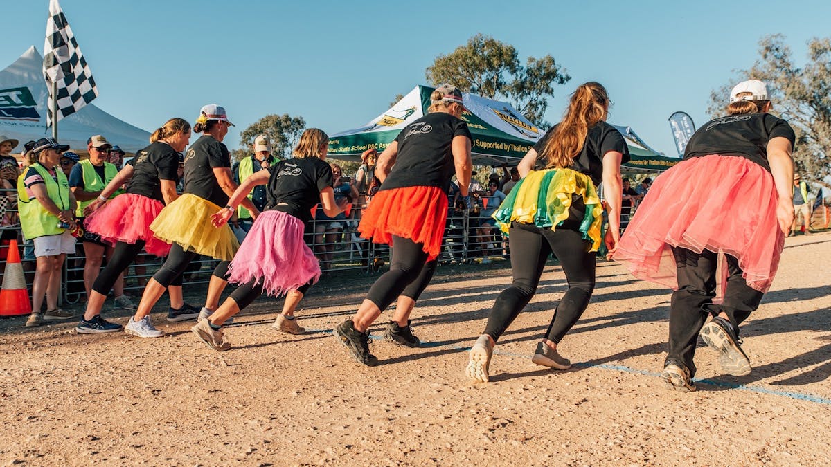 From tutus to toolbelts — the Thallon Truck Pull is all about big pulls and even bigger costumes!