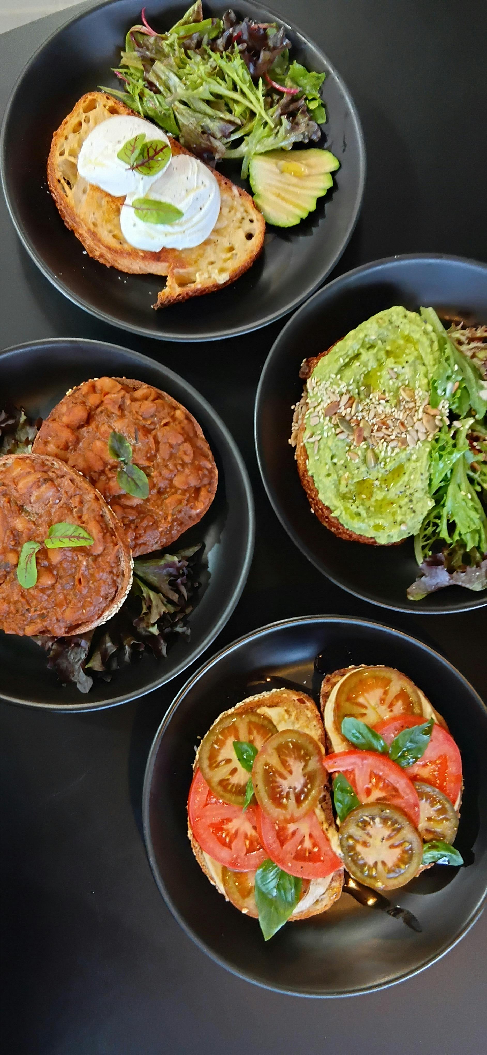 Breakfast Menu dishes