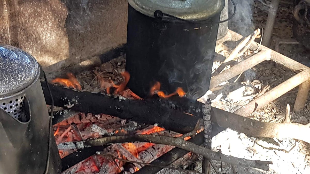 Campfire at Texas Longhorn Tours