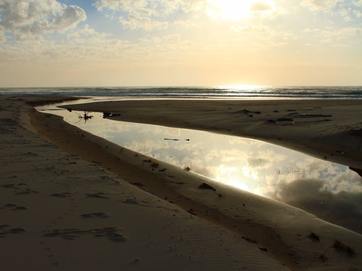 Morning reflections at Mara Creek, Angourie.