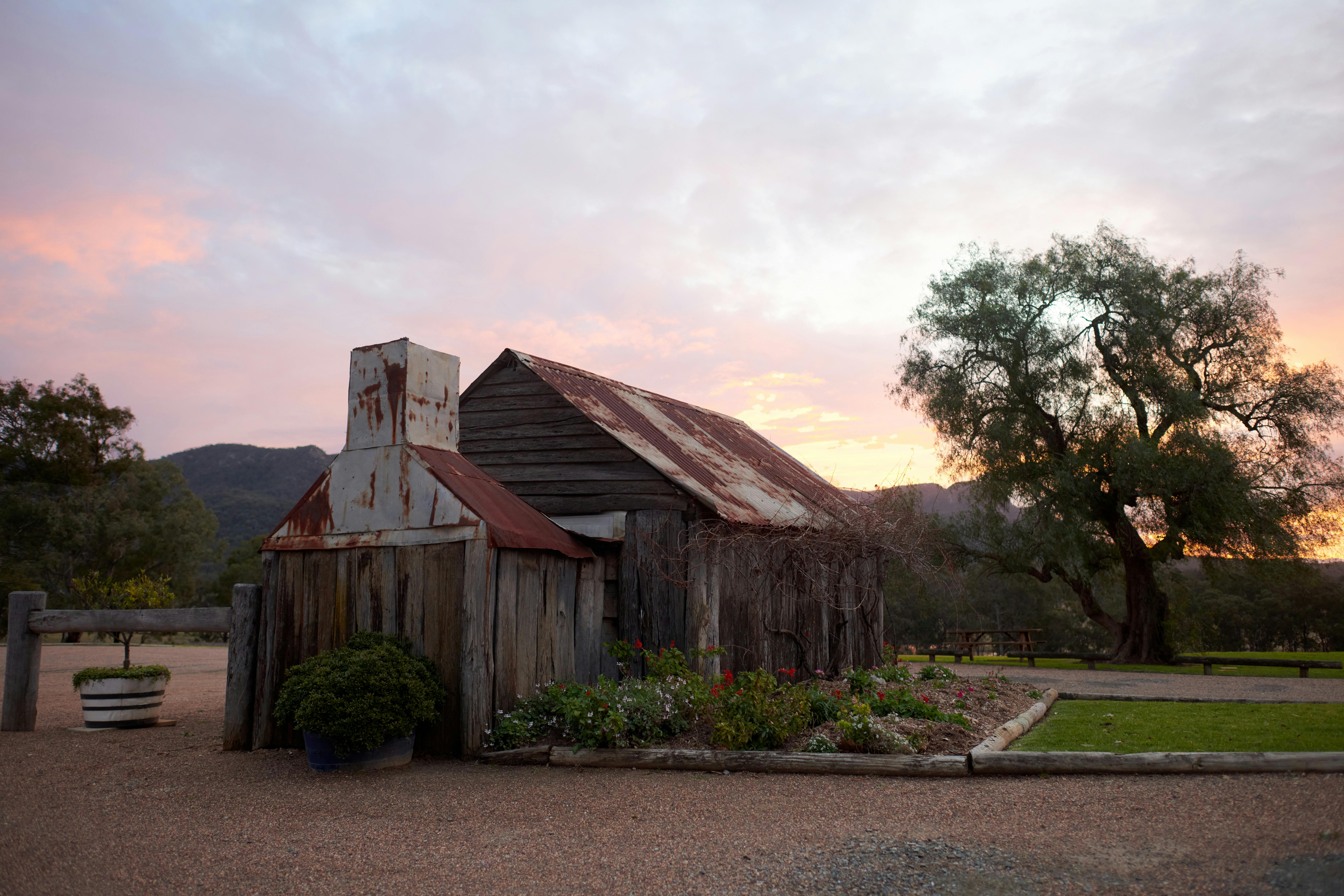 Tyrrell's Old Hut, Built in 1858