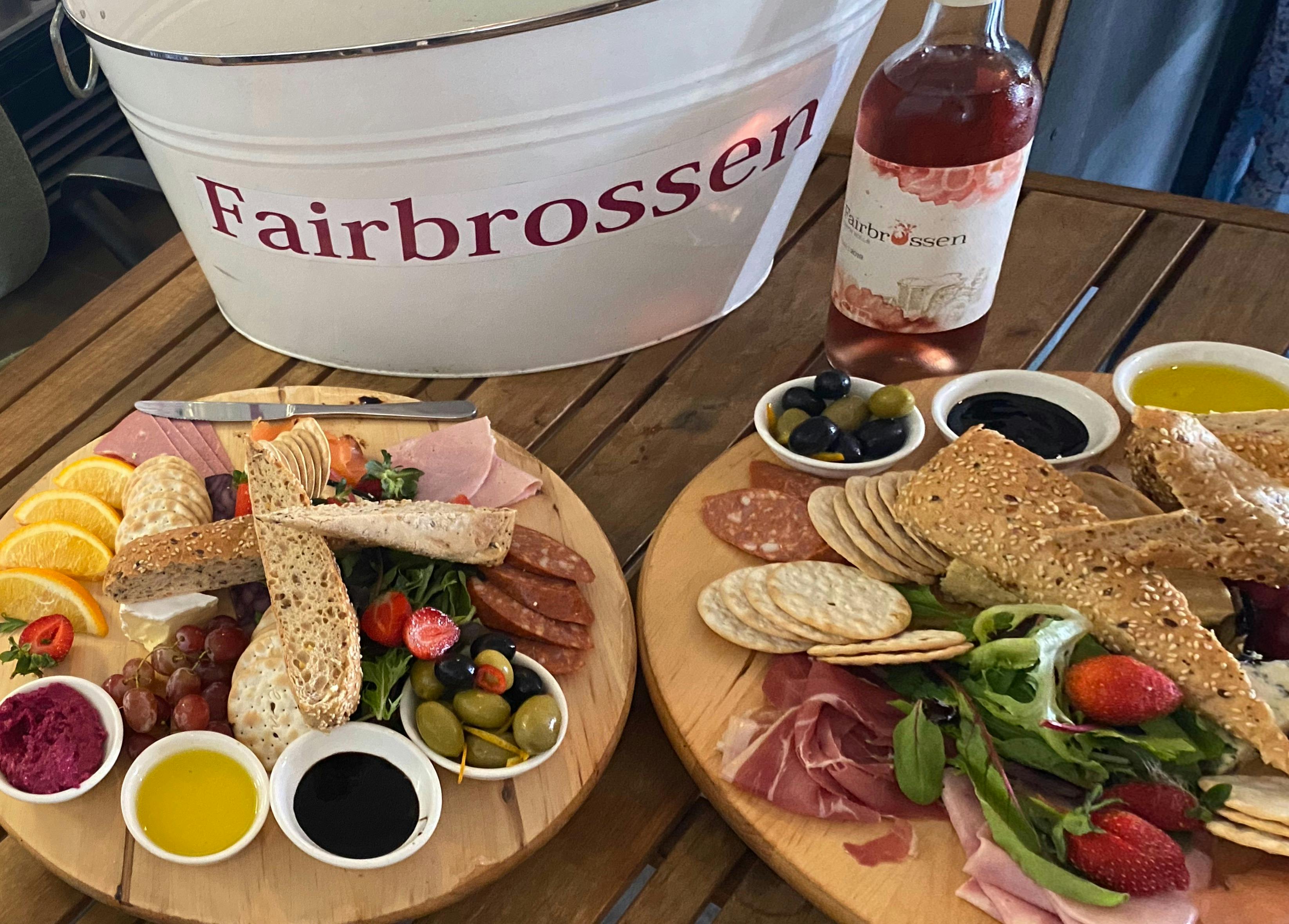 Wine and Cheese at FairBrossen Estate