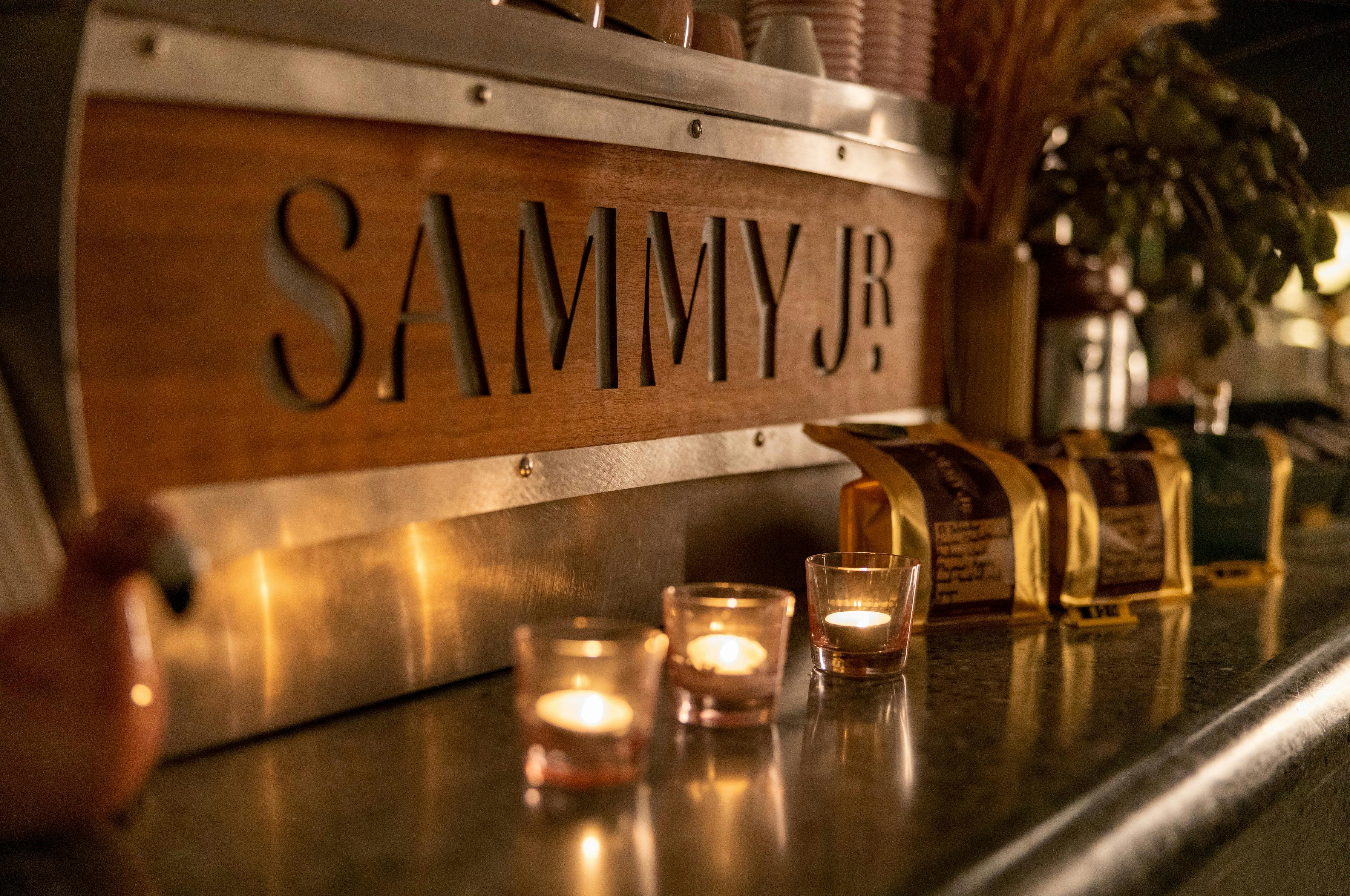 Decor inside Sammy Junior cocktail bar in Sydney's CBD