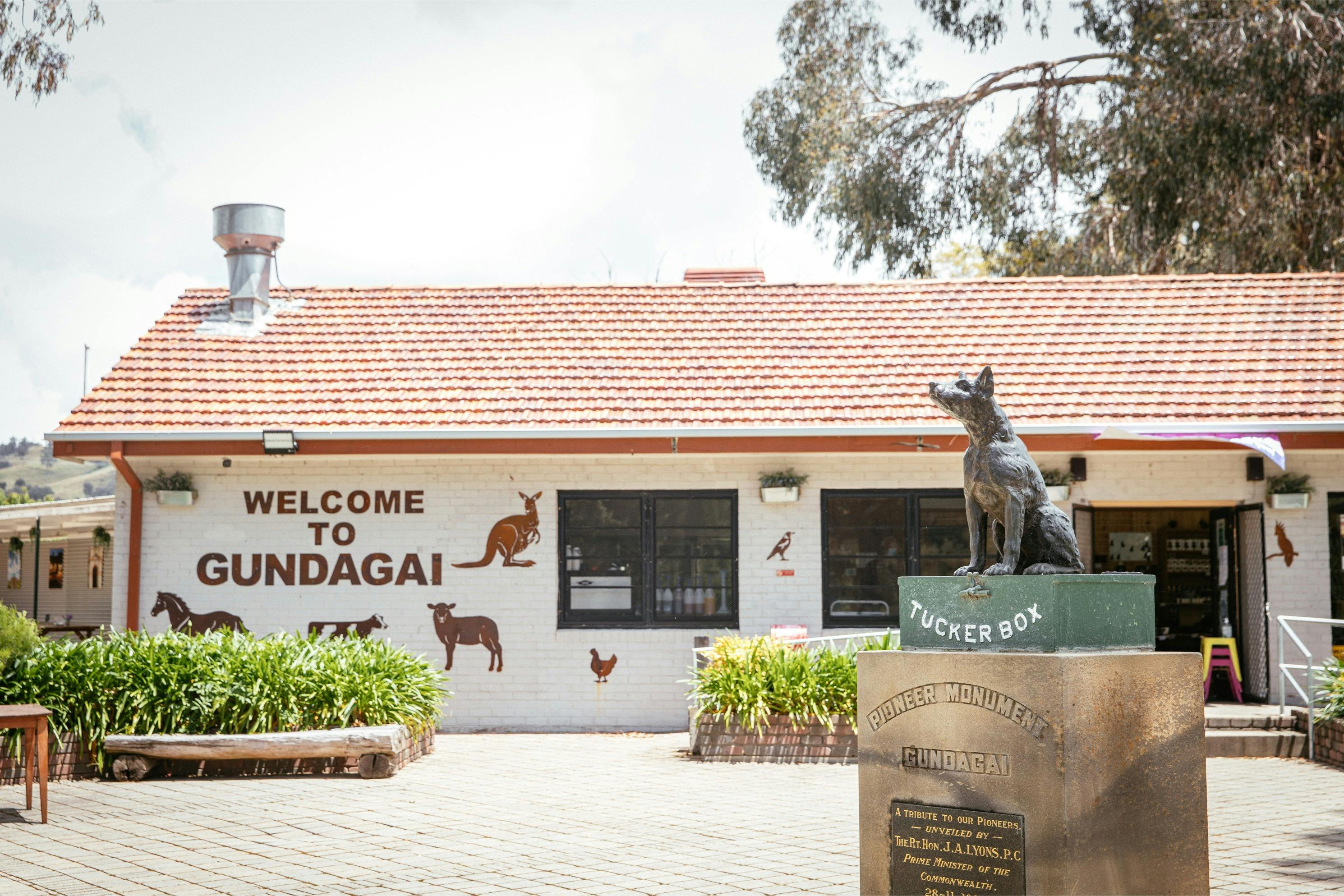 Dog on the Tuckerbox