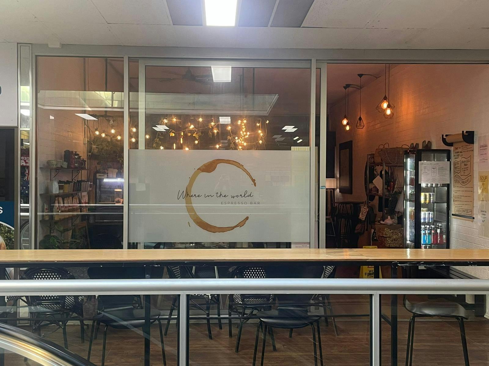 Front of the cafe