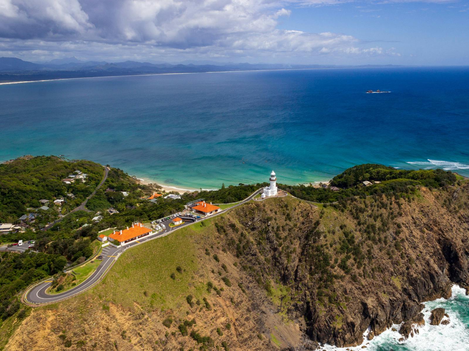 Spectacular view of the most Easterly point of Australia - Cape Byron, NSW, Australia.