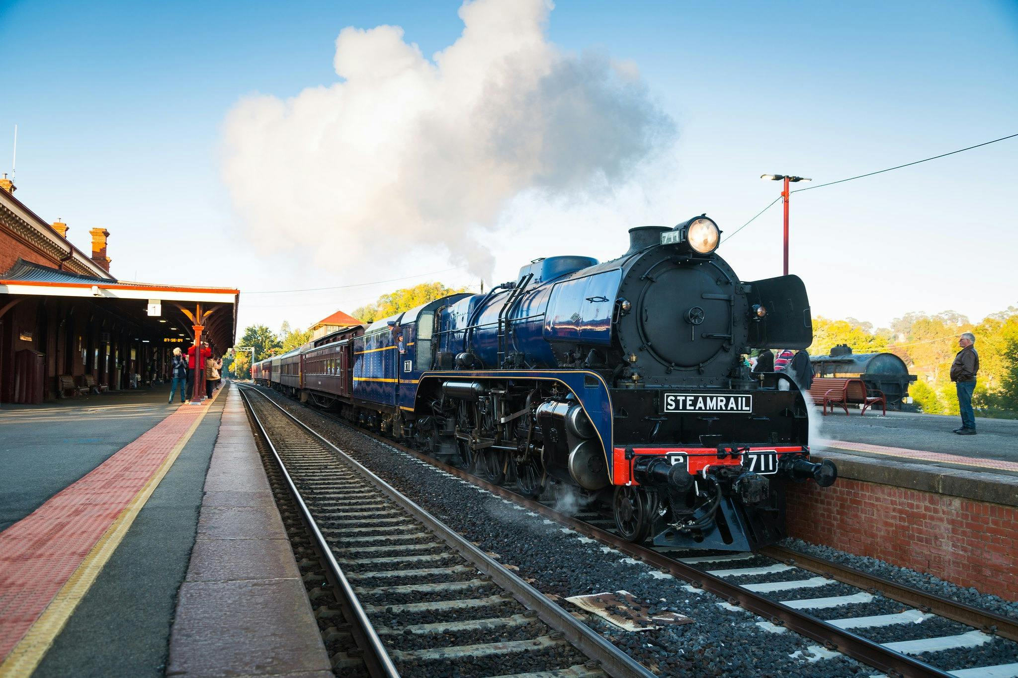 Steamrail Victoria Locomotive R711