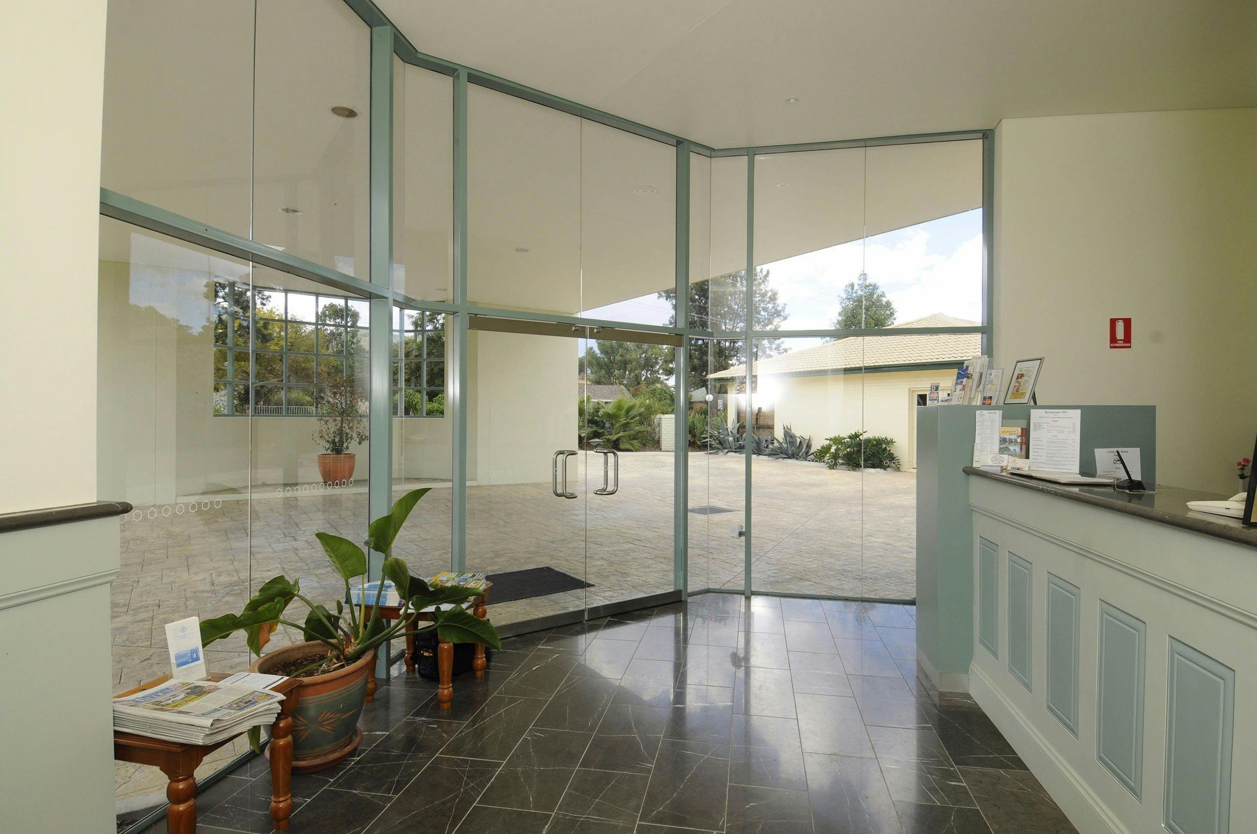 Reception Area with view to drop off