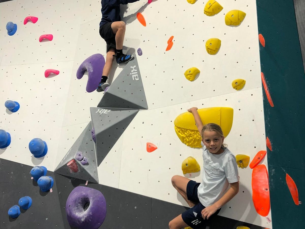 Kids climbing Kids climbing