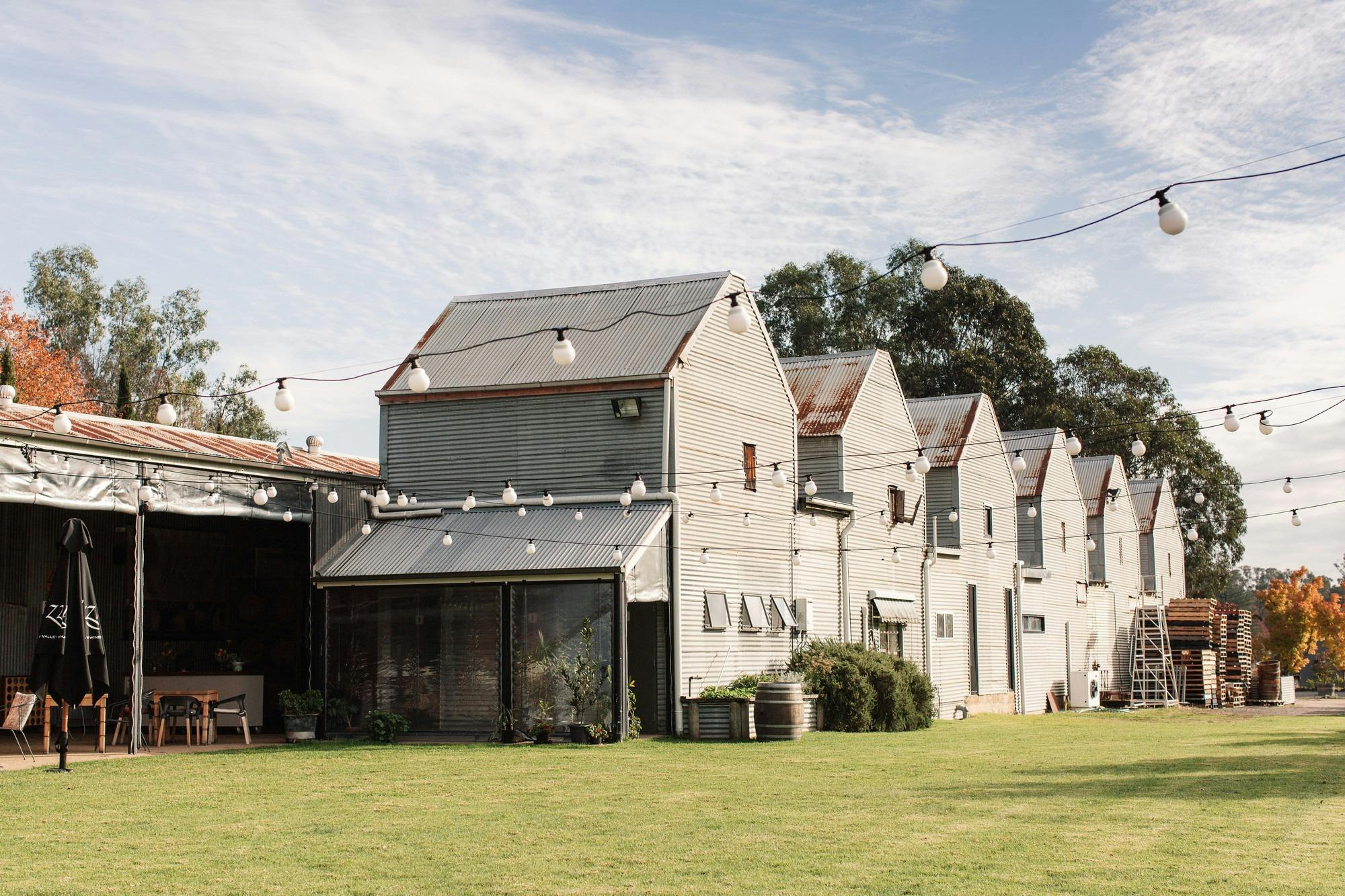 Tobacco kilns at Pizzini Wines, King Valley