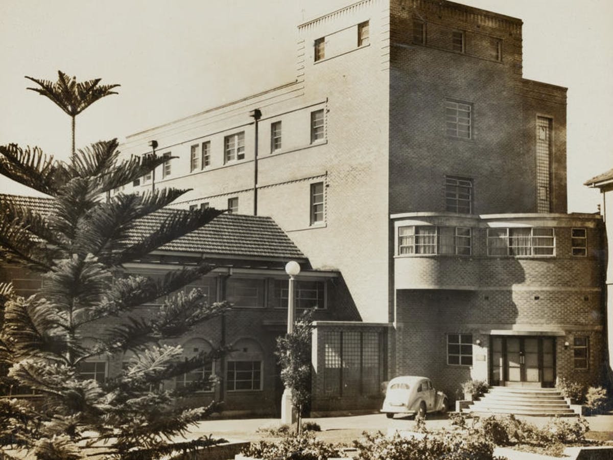 Old Maitland Hospital 1954