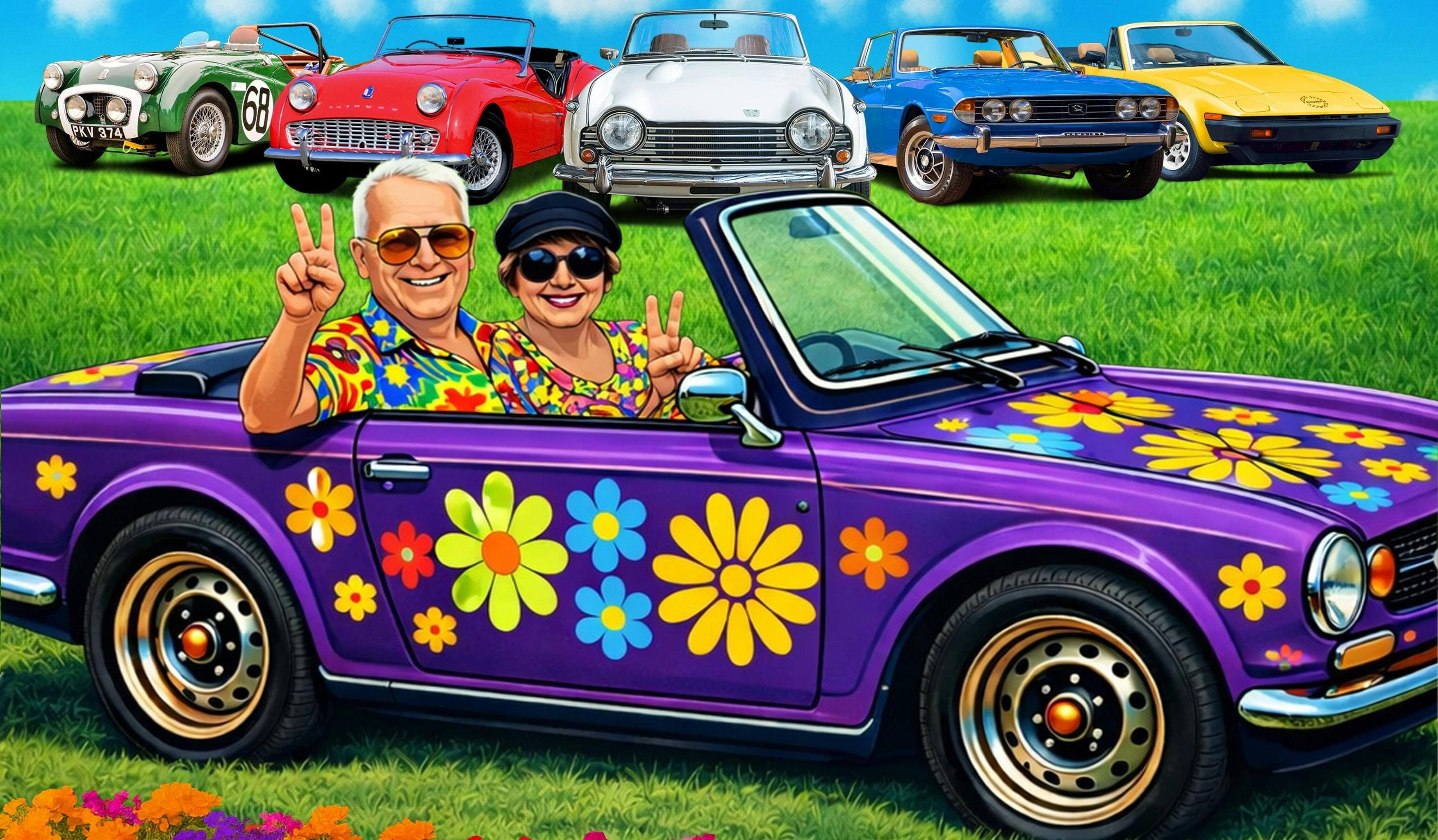 The rally is directly after the Toowoomba Carnival of Flowers,  so our theme is Flower Power.