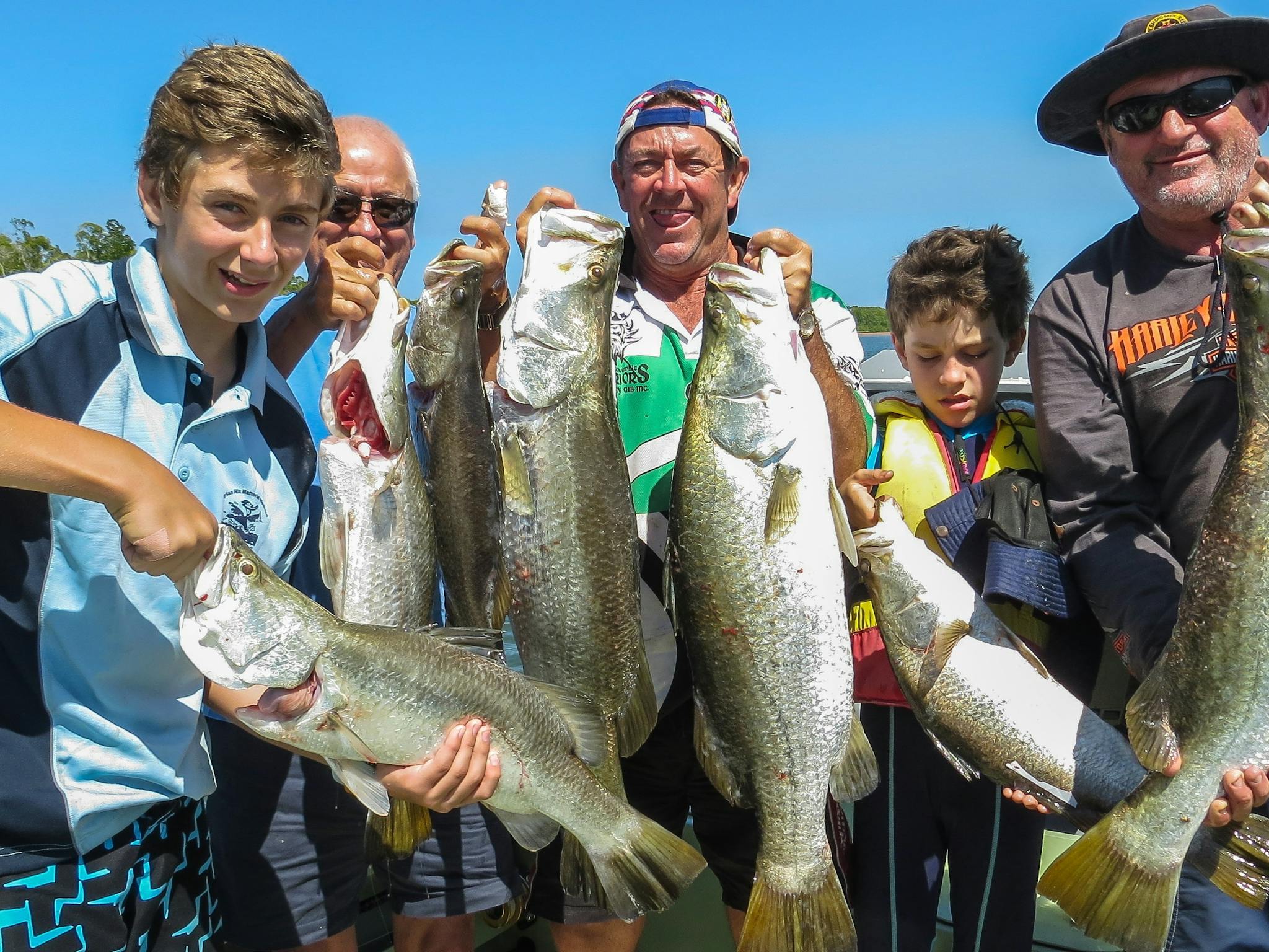 Barramundi catch Barramundi catch