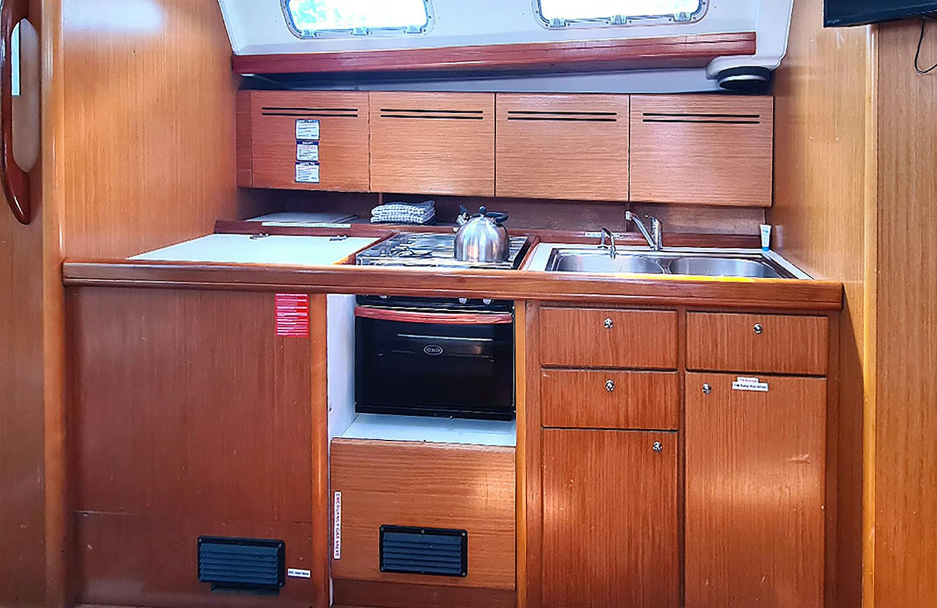 Charter Yachts Australia - Chirping Bird Sailing Yacht Galley
